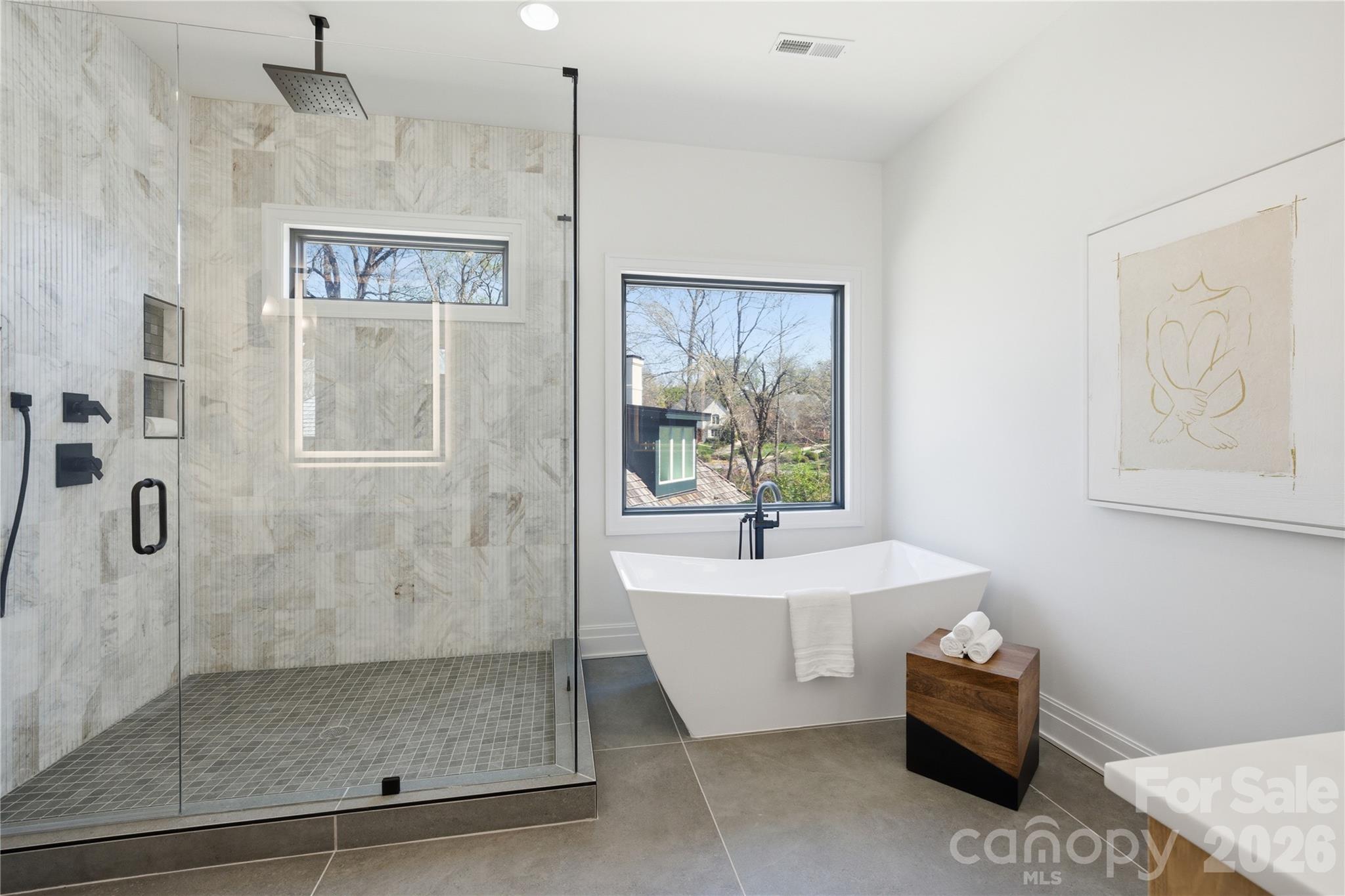 Primary Bathroom - 1423 S Wendover Road, Charlotte