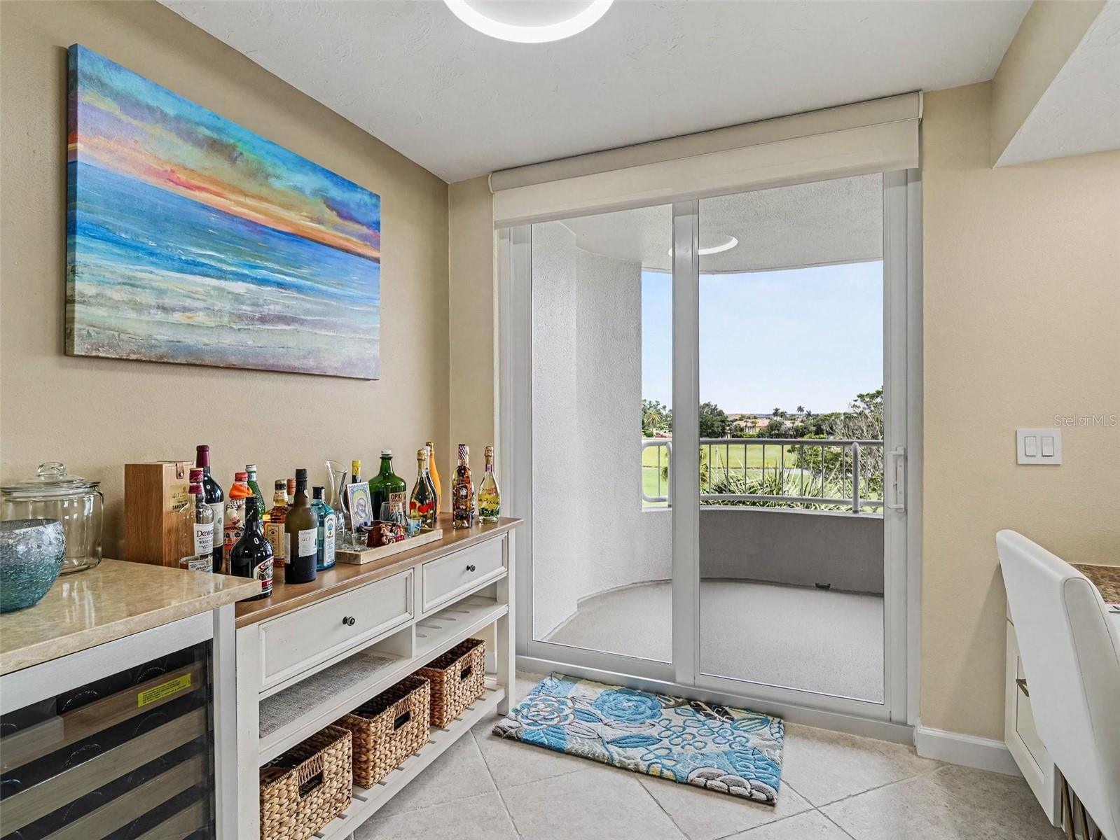 Kitchen opens to Balcony - 775 LONGBOAT CLUB RD #304, LONGBOAT KEY