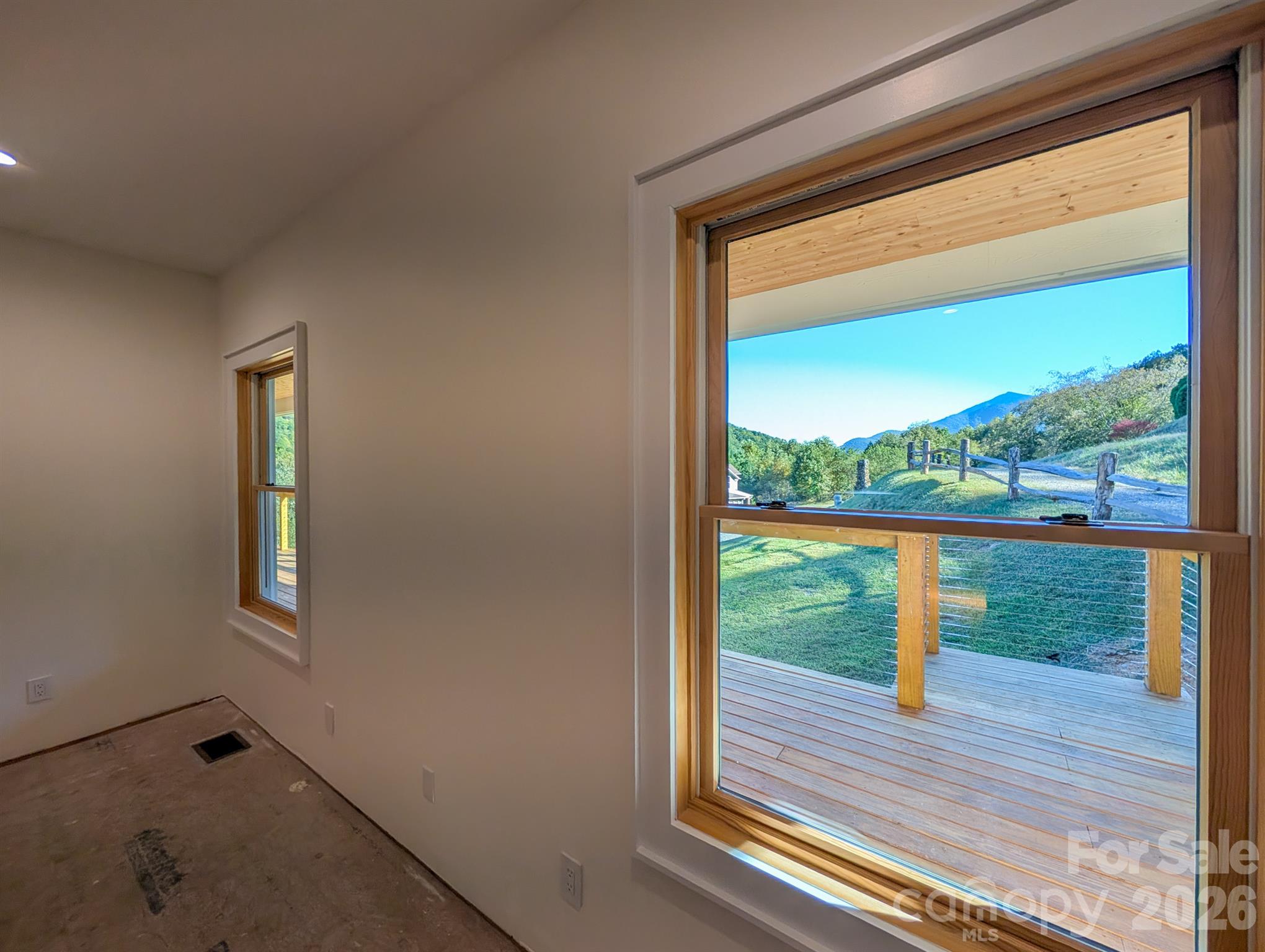 Views from Primary Bedroom on Main level - 338 Majestic Mountain Drive, Burnsville