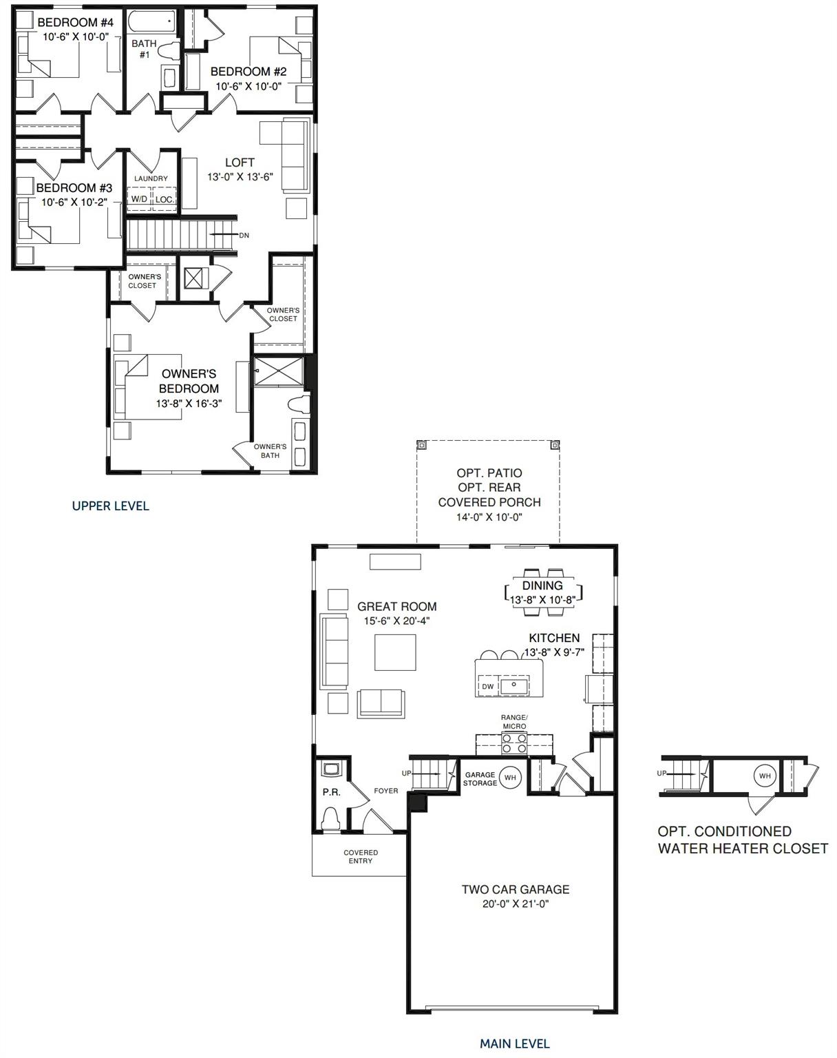 Torrey Floor Plan - 893 E Liberty Street, China Grove