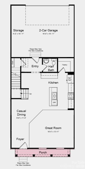 Additional Highlights Include: Laminate flooring extension at great room and tray ceiling at primary suite. - 505 Silver Spur Alley, Indian Trail