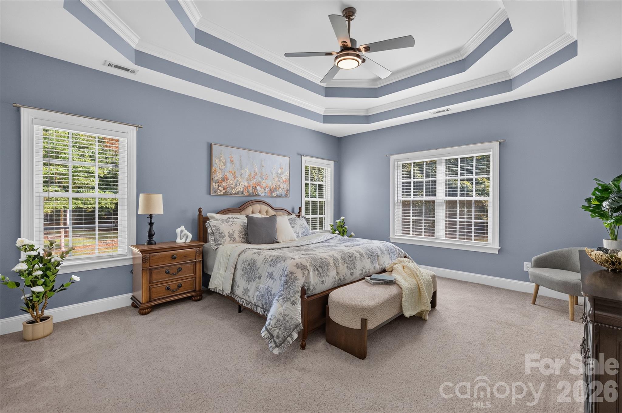 Primary bedroom - 122 Maple View Drive, Troutman