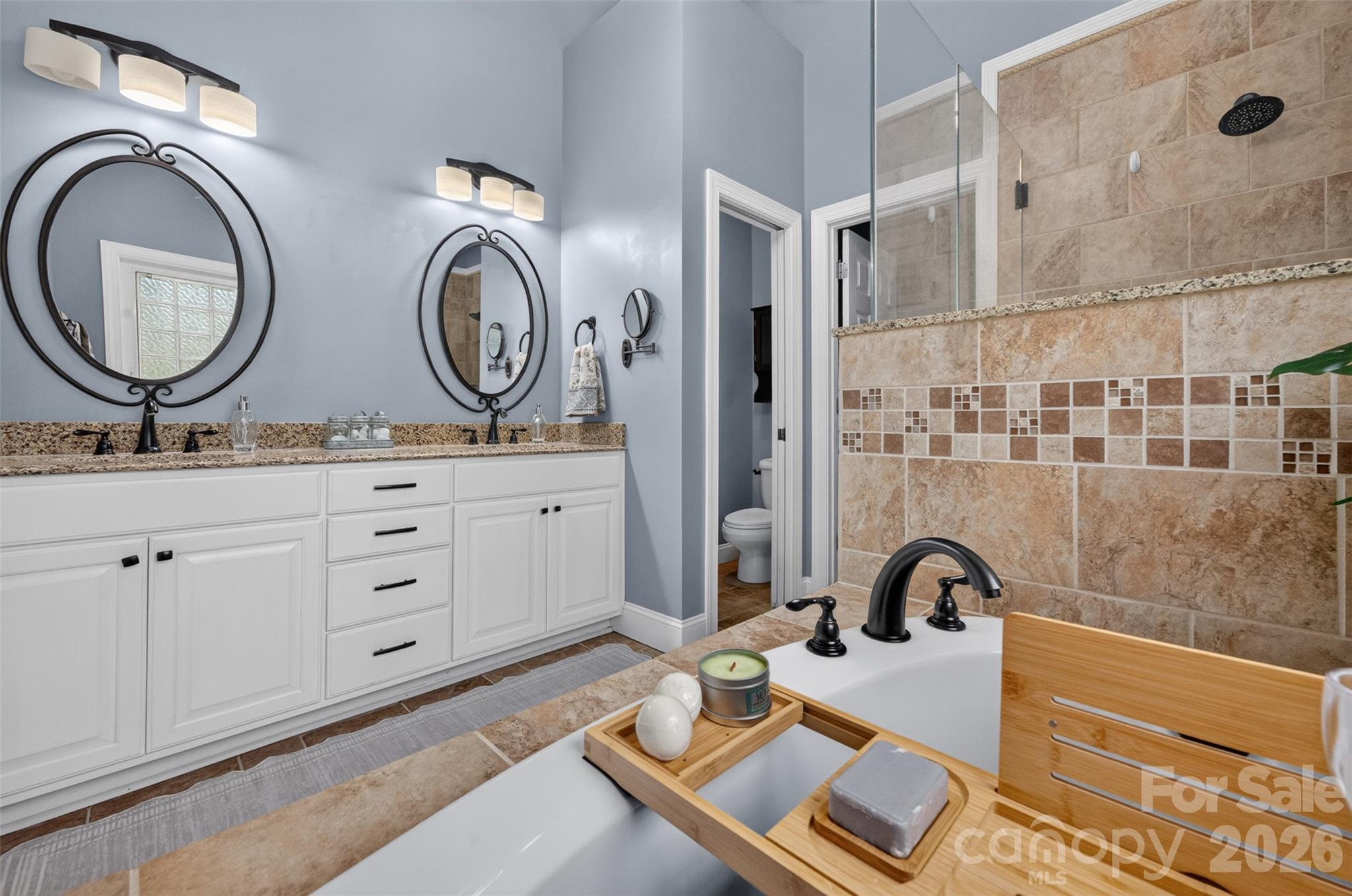 Primary bathroom - 122 Maple View Drive, Troutman