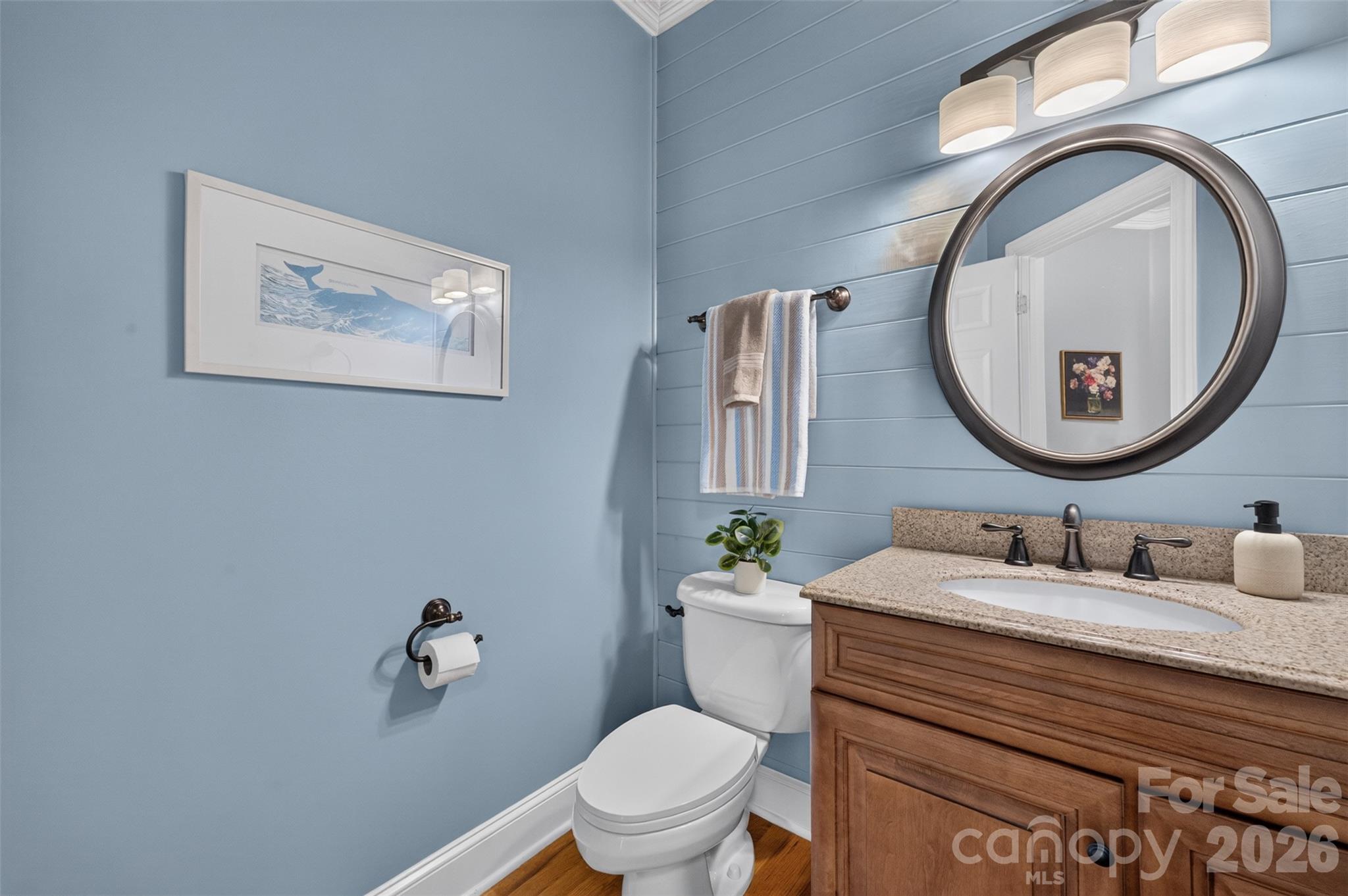 Half bathroom - 122 Maple View Drive, Troutman