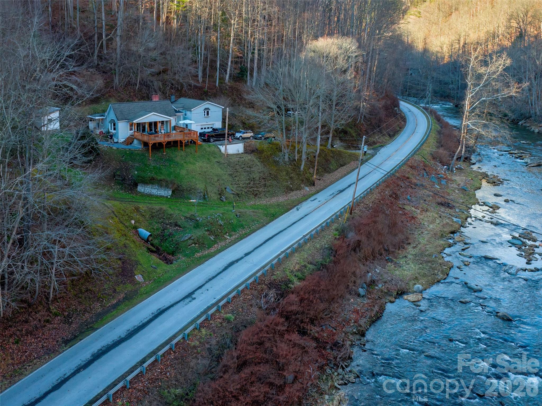 HOME, PLUS 62 ACRES, PLUS RIVERFRONT! - 12982 US 19W Highway, Burnsville