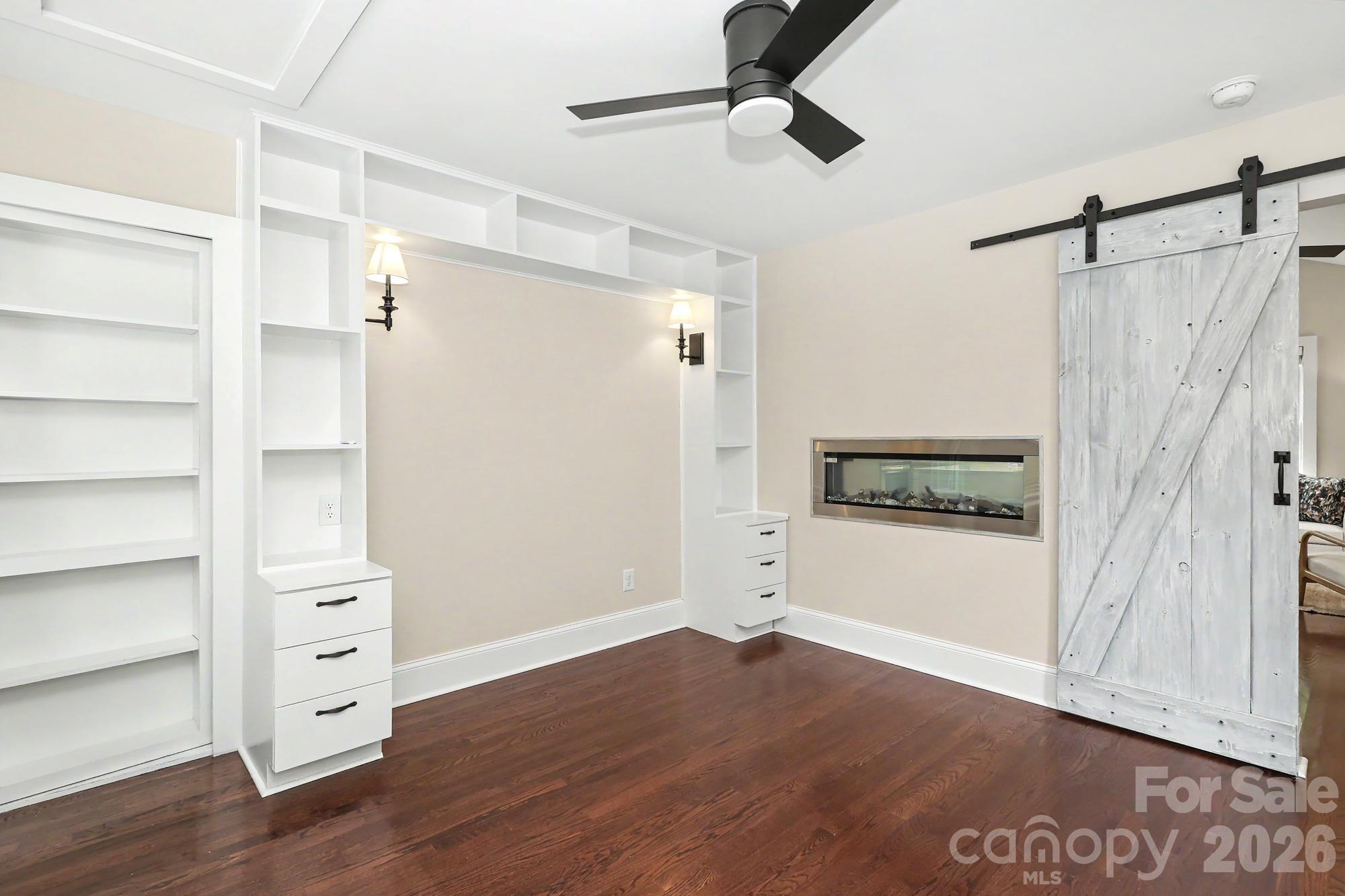 ADU bedroom with hidden walk in closet - 4320 Town And Country Drive, Charlotte