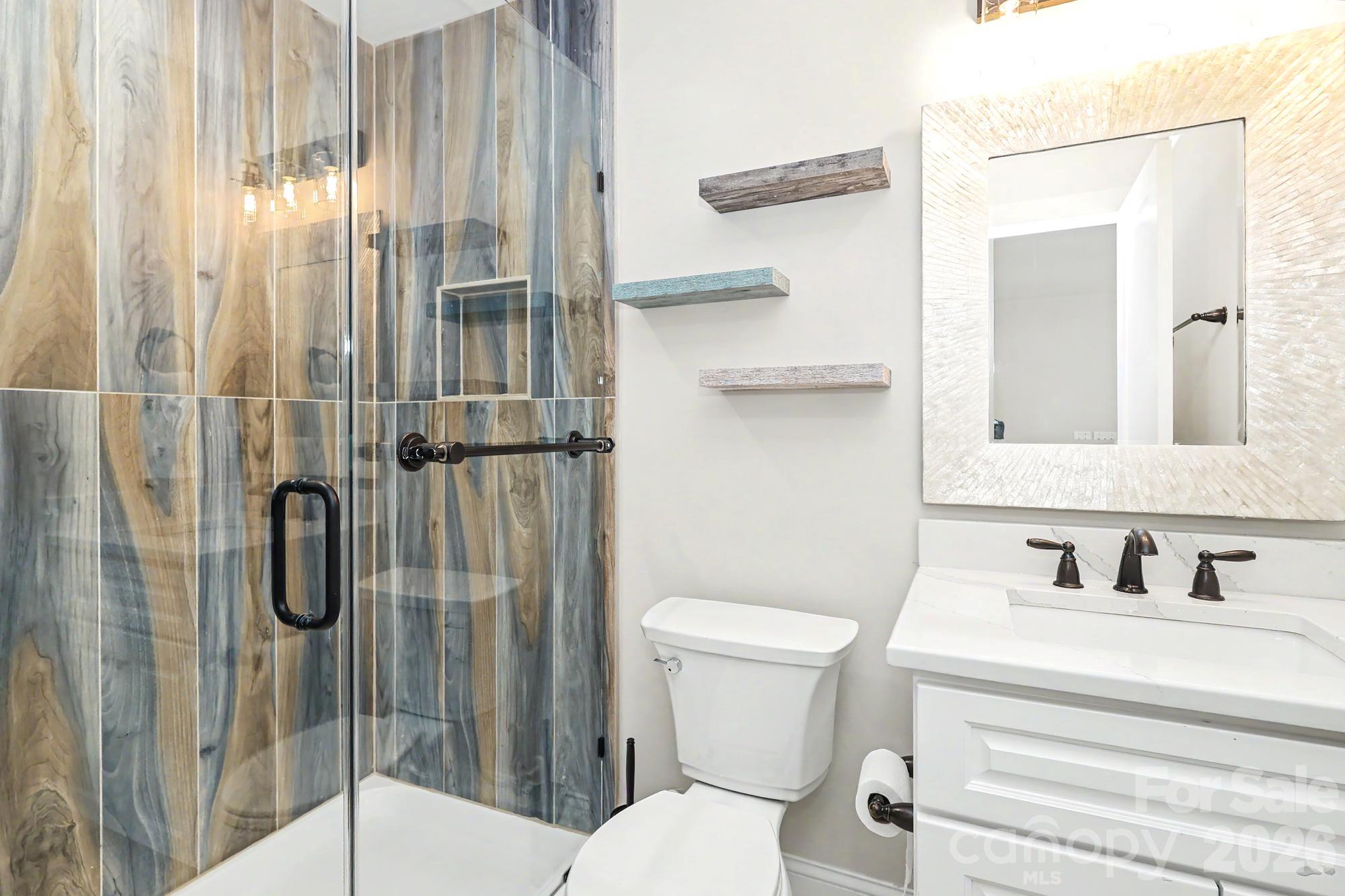 Full bath in ADU - 4320 Town And Country Drive, Charlotte