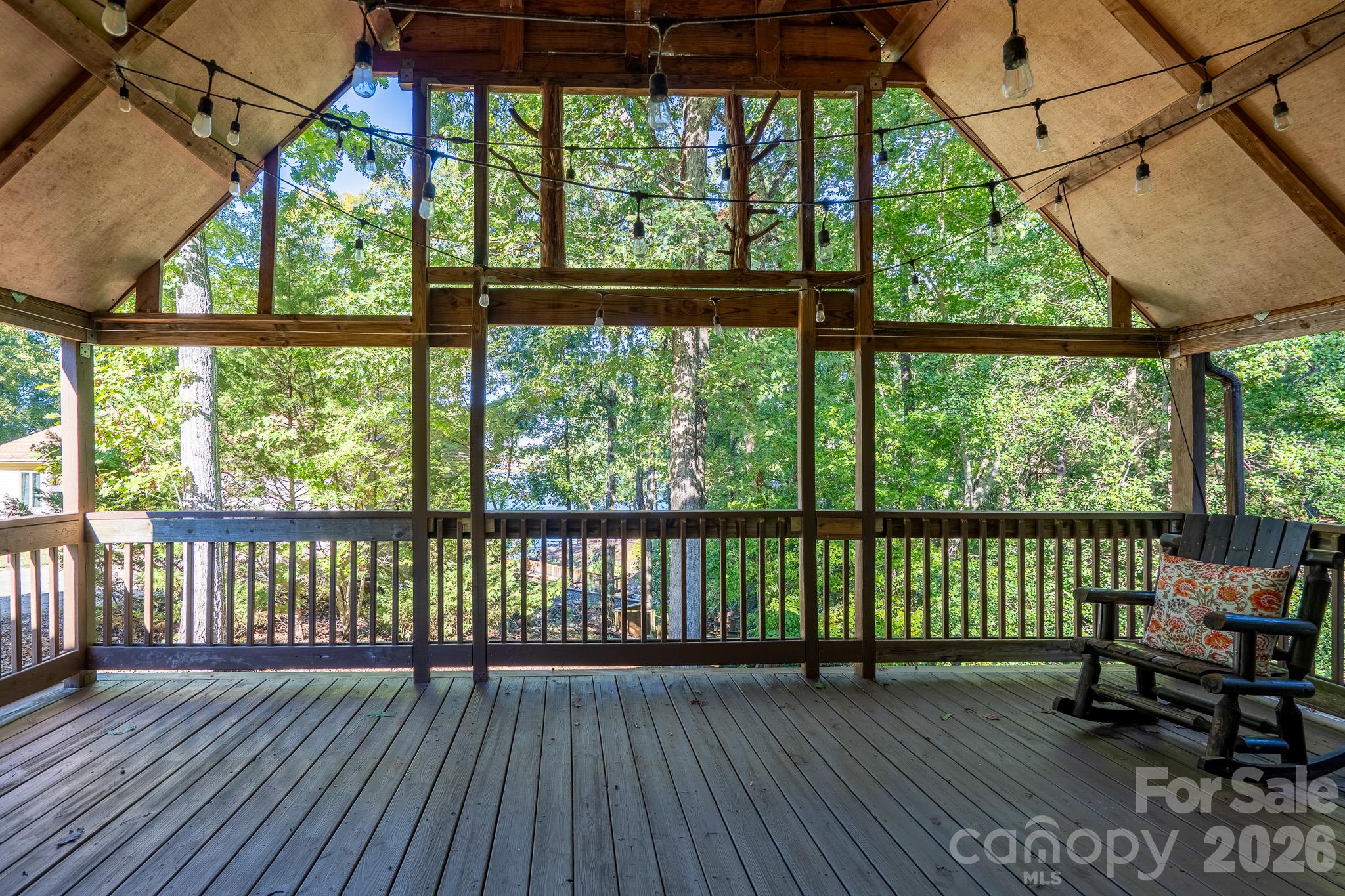 Upper level deck - 192 Tillery Park Drive, Mount Gilead