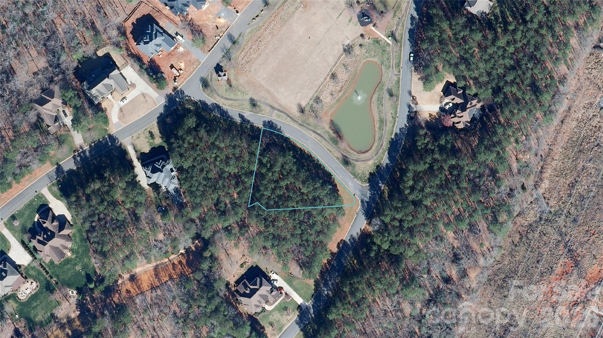 Aerial Lot 271-A - 4001 Deer Park Lane, Belmont