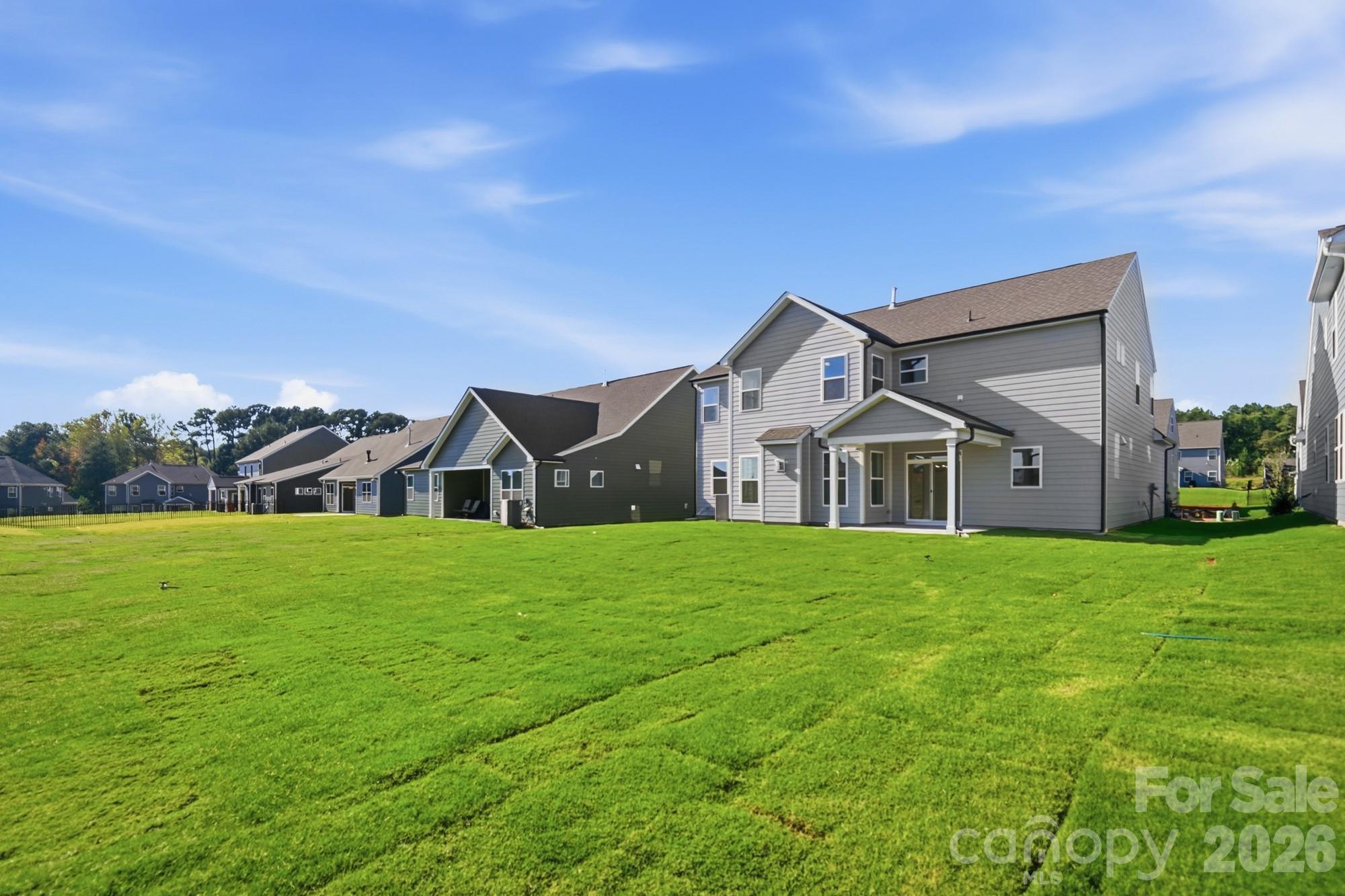 Backyard - 4475 Blue Mound Court, Stanley