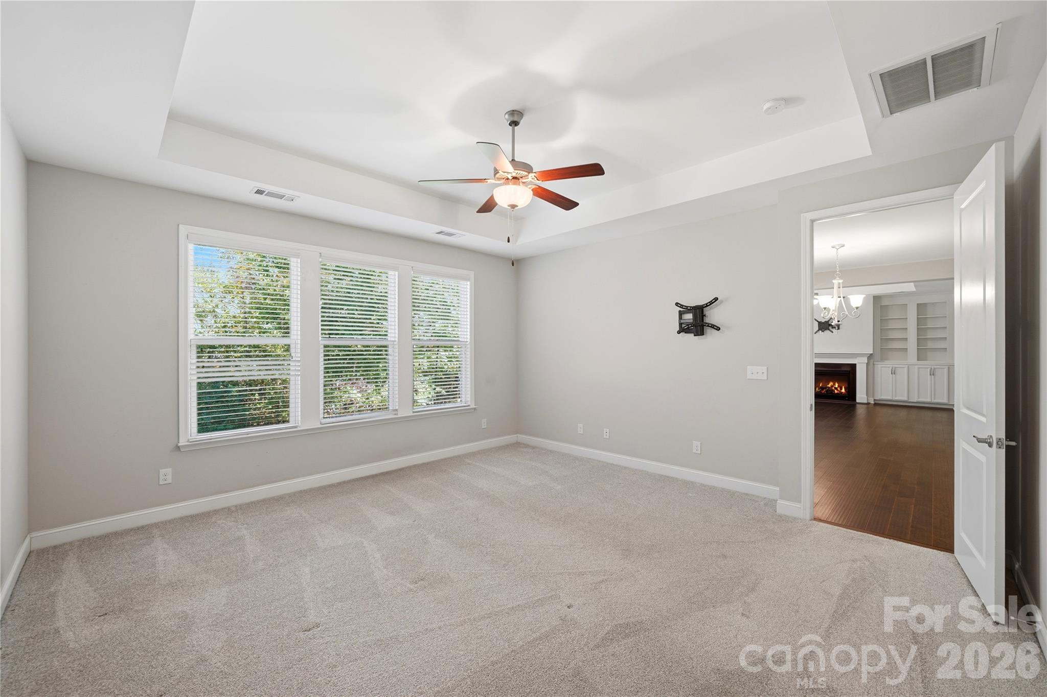 First floor Primary Suite with Trey Ceiling - 8719 Shadetree Street, Huntersville
