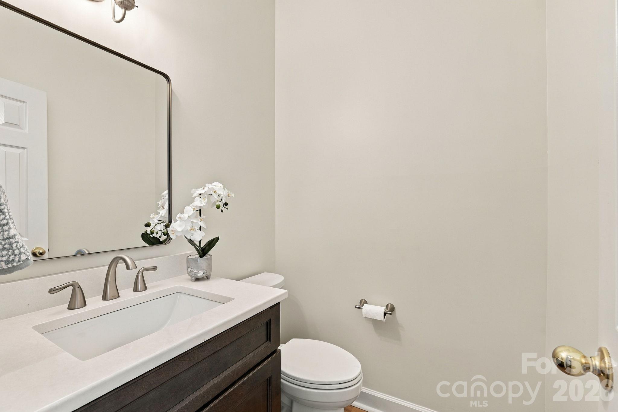 410 Whitefriars Ln Matthews 28105Powder Room - new vanity - 410 Whitefriars Lane, Matthews
