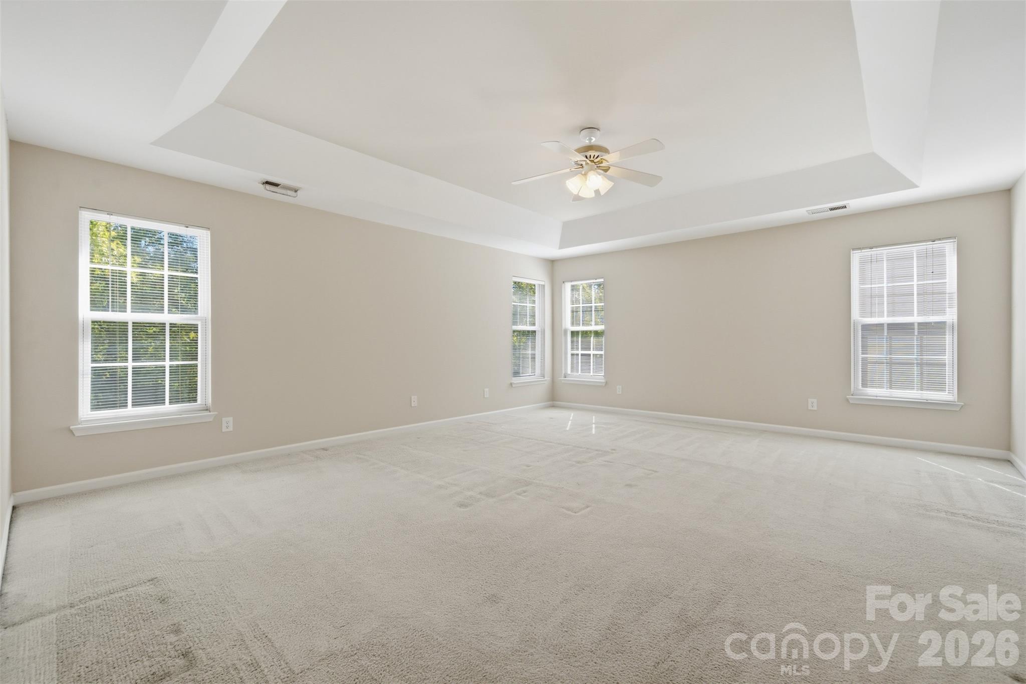 Primary suite w/trey ceiling - 6211 Chavel Lane, Charlotte