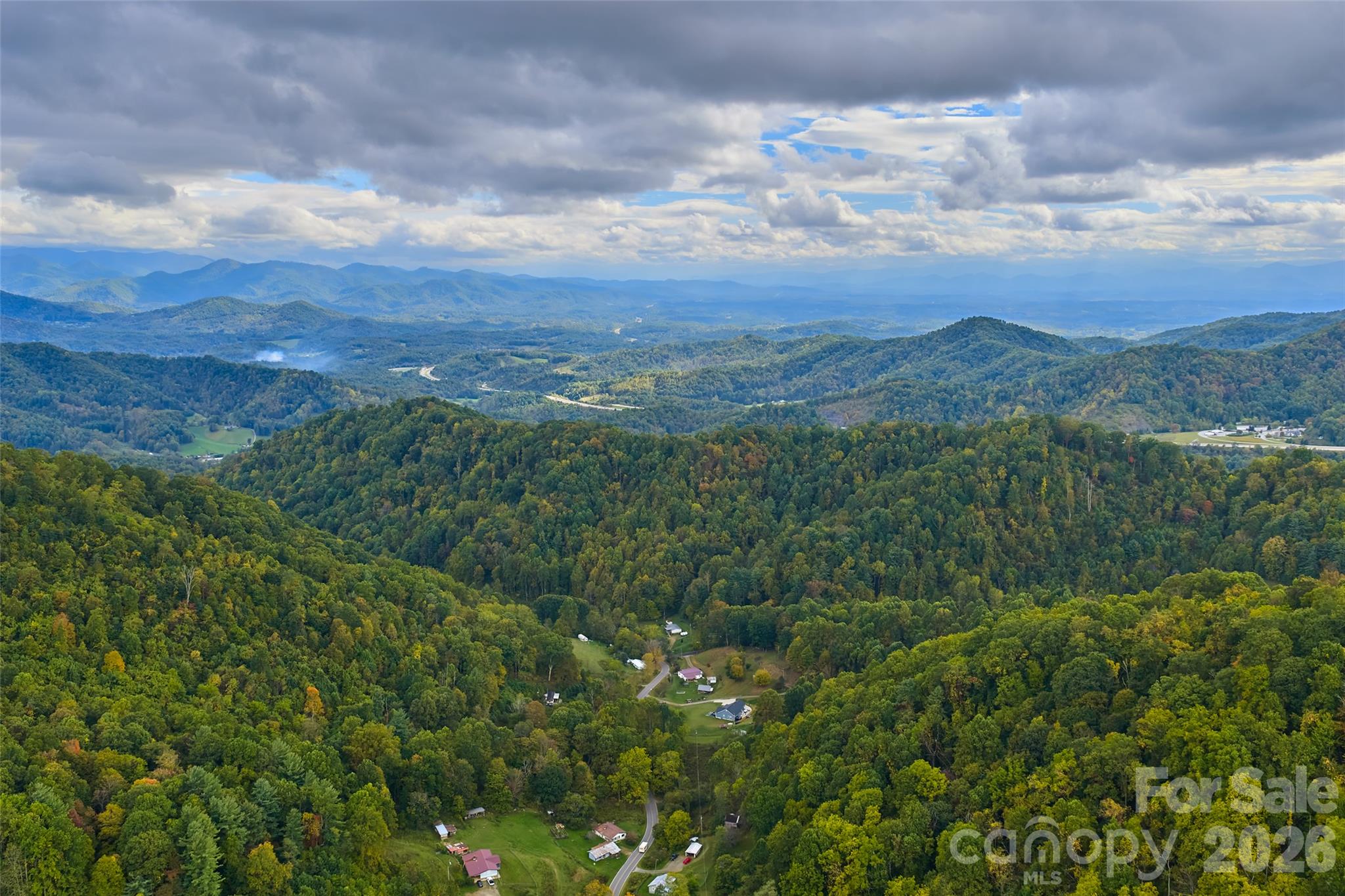 Aerial - 348 Chandler Creek Road, Mars Hill