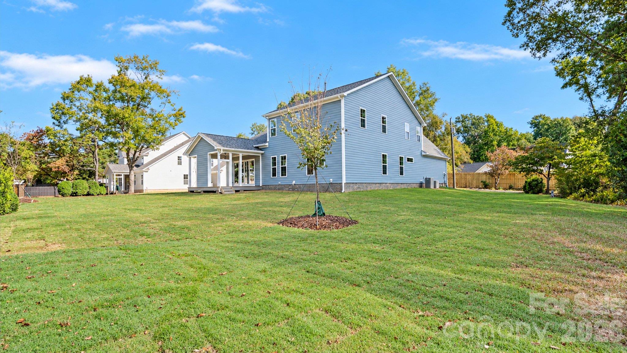 rear yard - 6918 Alexander Road, Charlotte