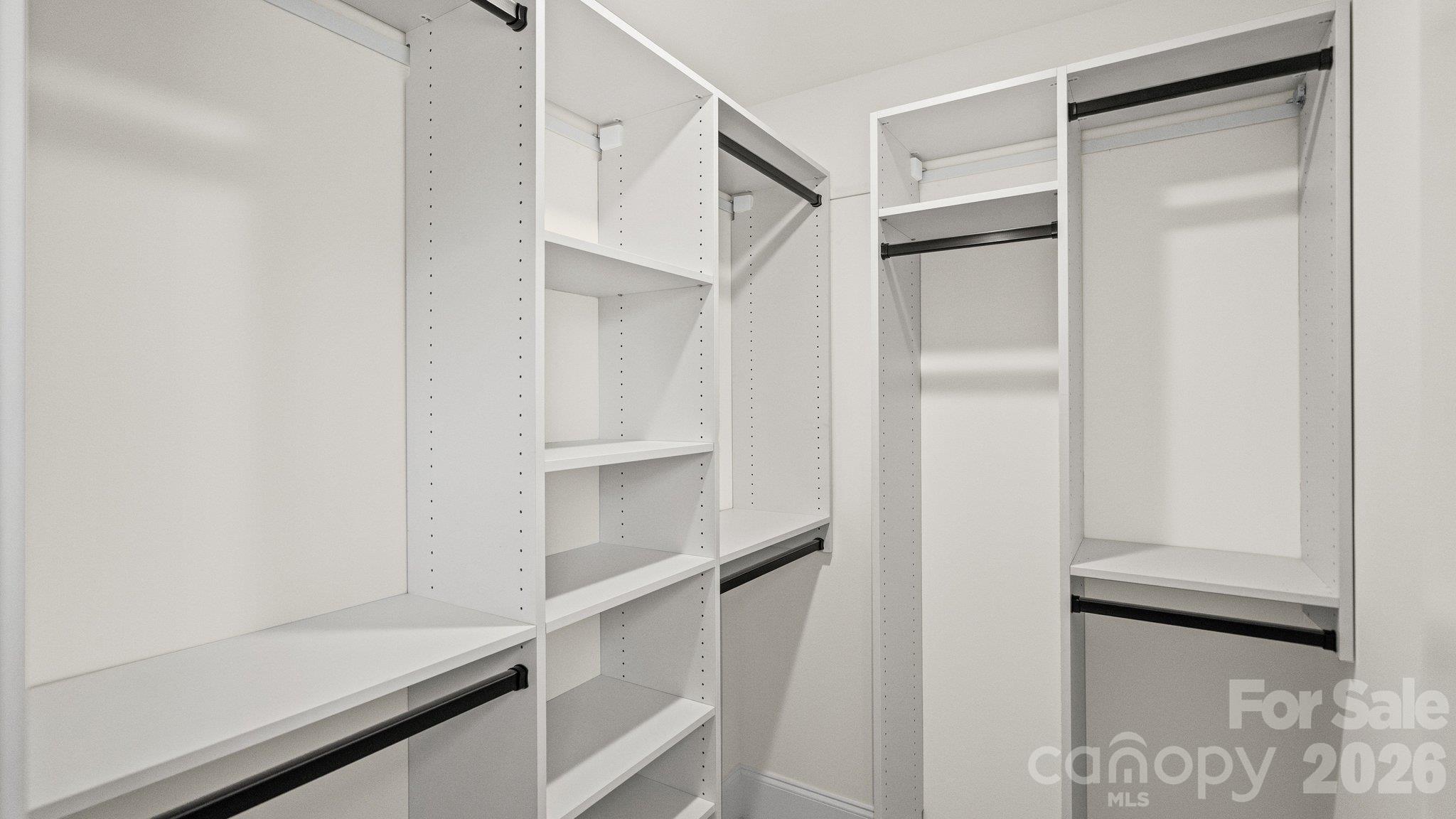 upstairs secondary closet - 6918 Alexander Road, Charlotte