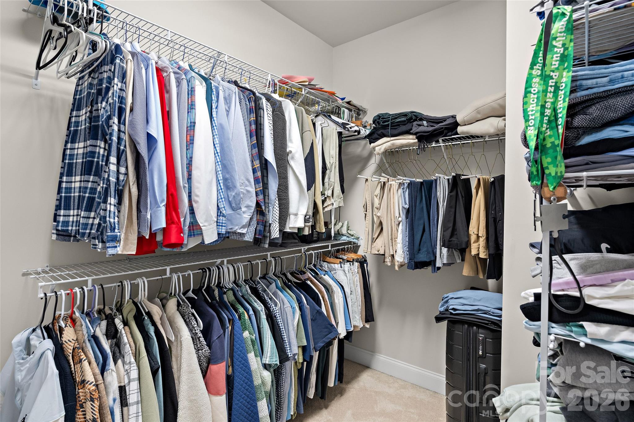 Large Walk-In Primary Closet - 1557 Cedar Park Drive, Pineville