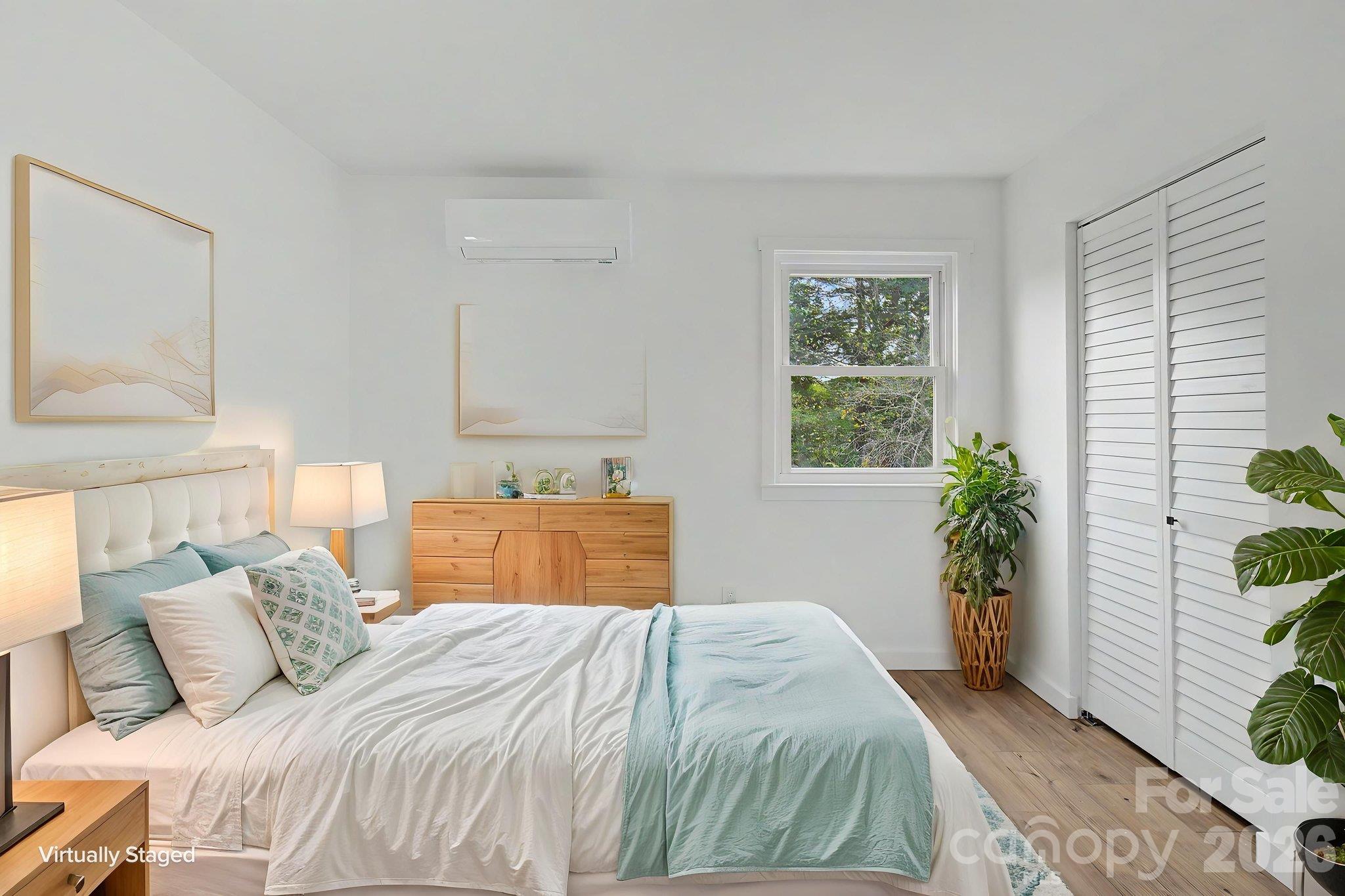 Bedroom #3 AI staged photo - 14 Kirby Place, Asheville