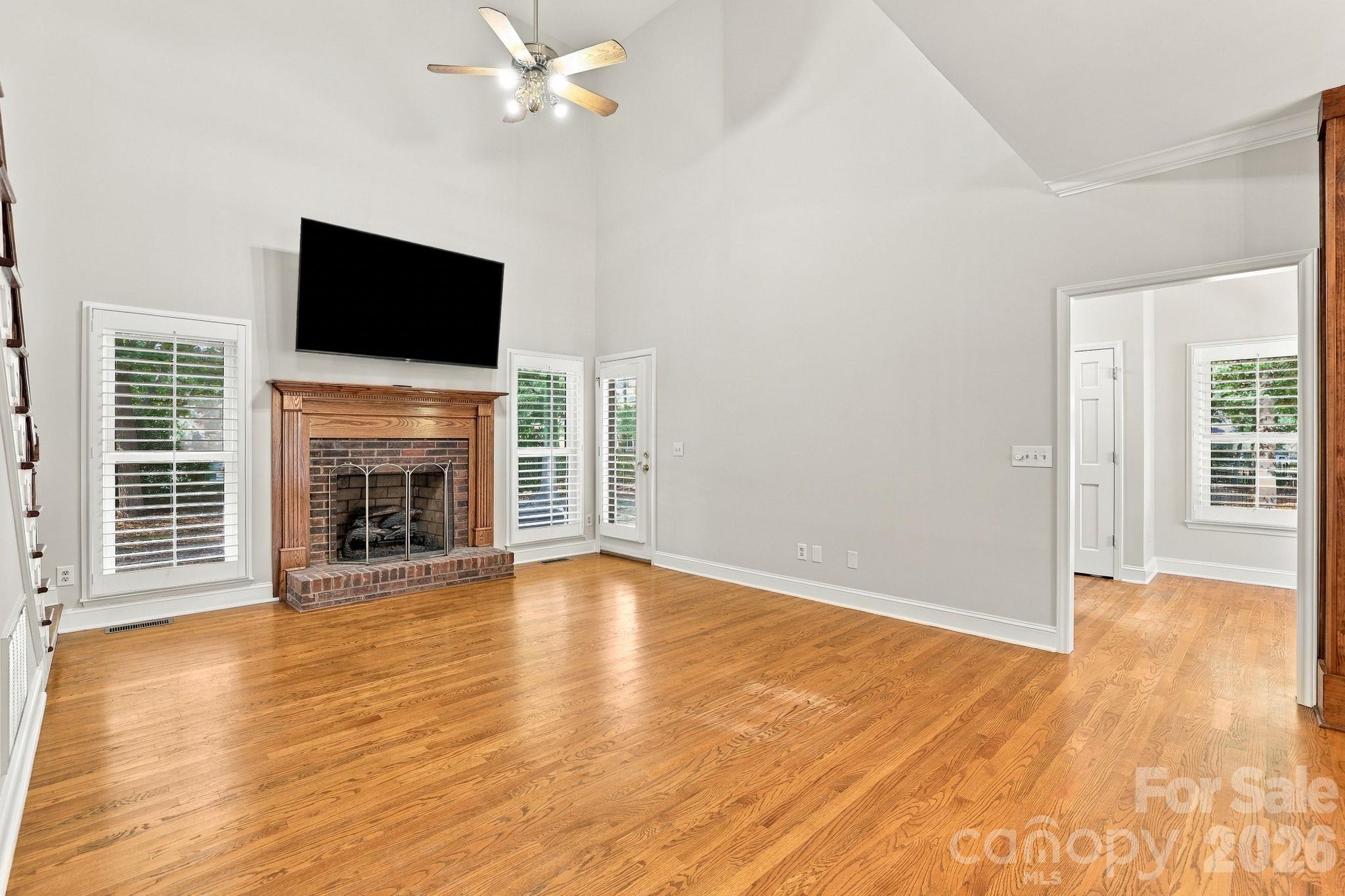 Great Room with Fireplace1471 Porch Swing Lane Matthews, NC 28104 - 1471 Porch Swing Lane, Matthews
