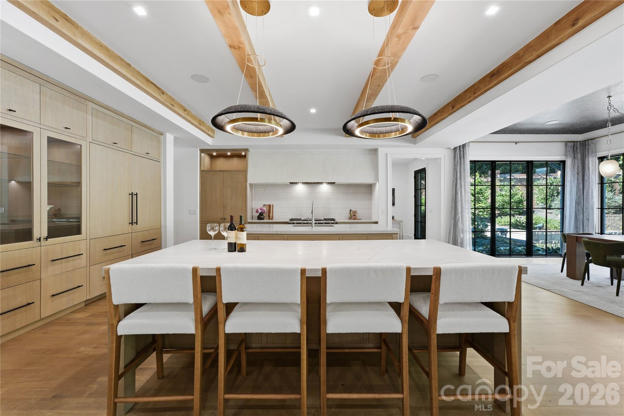 Stunning kitchen with 2 islands and custom cabinetry. - 2610 Sedley Road, Charlotte