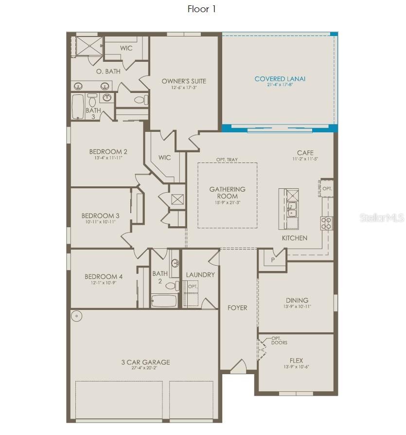 Floor Plan - Floor One - 3447 HAVEN SIDE ROAD, DAVENPORT