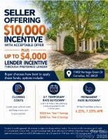 Seller Concession offered and Lender Incentive - 11402 Heritage Green Drive, Cornelius