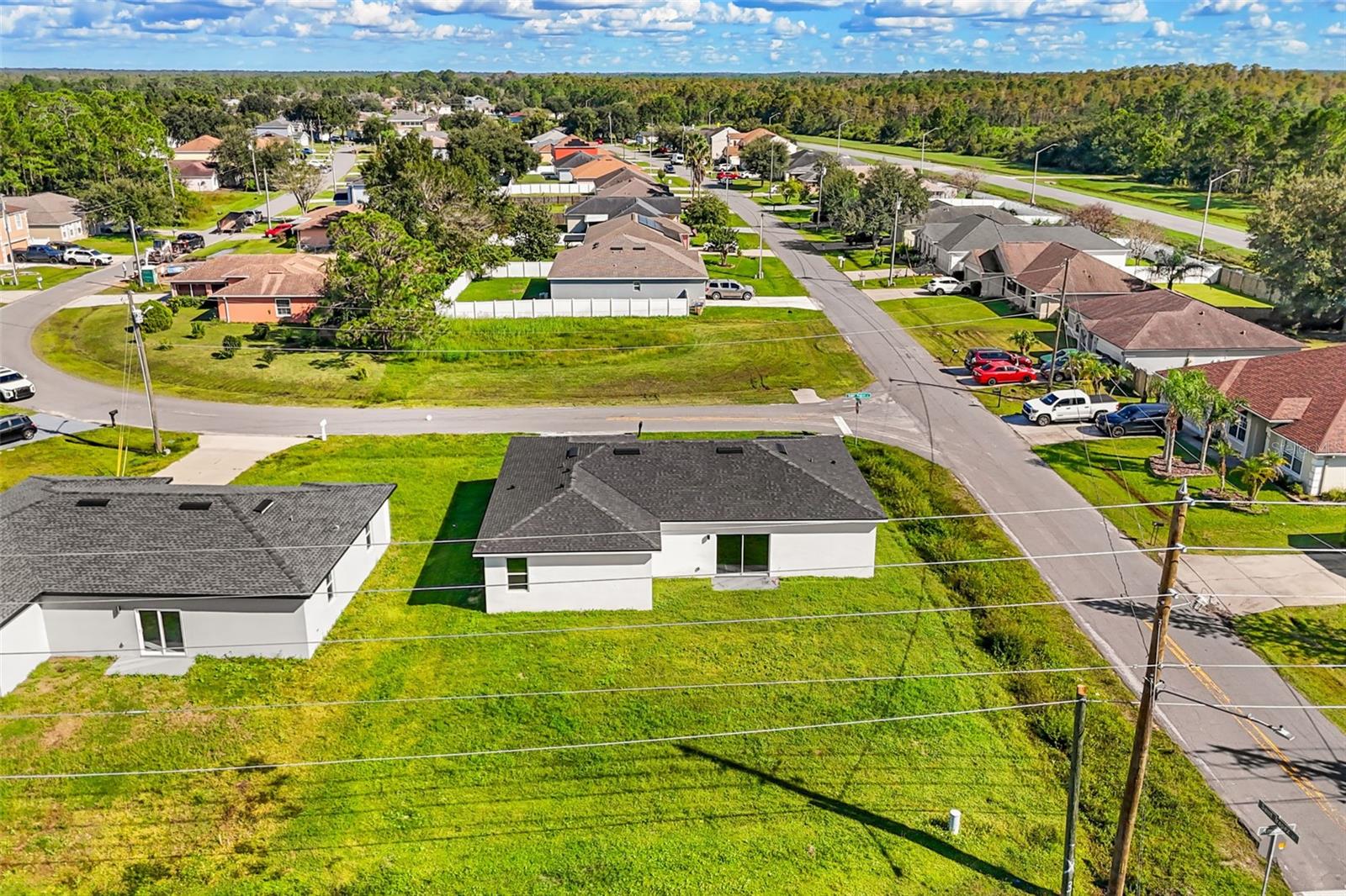 Aerial view of the property - 1101 SAINT TROPEZ CT, KISSIMMEE