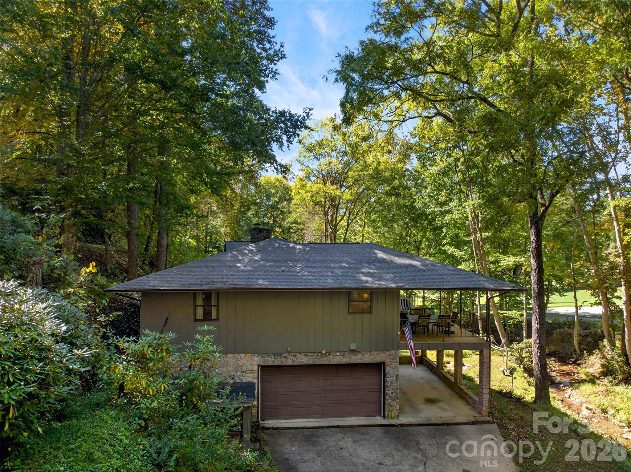 Garage and Carport Entry - 180 Divot Drive, Canton