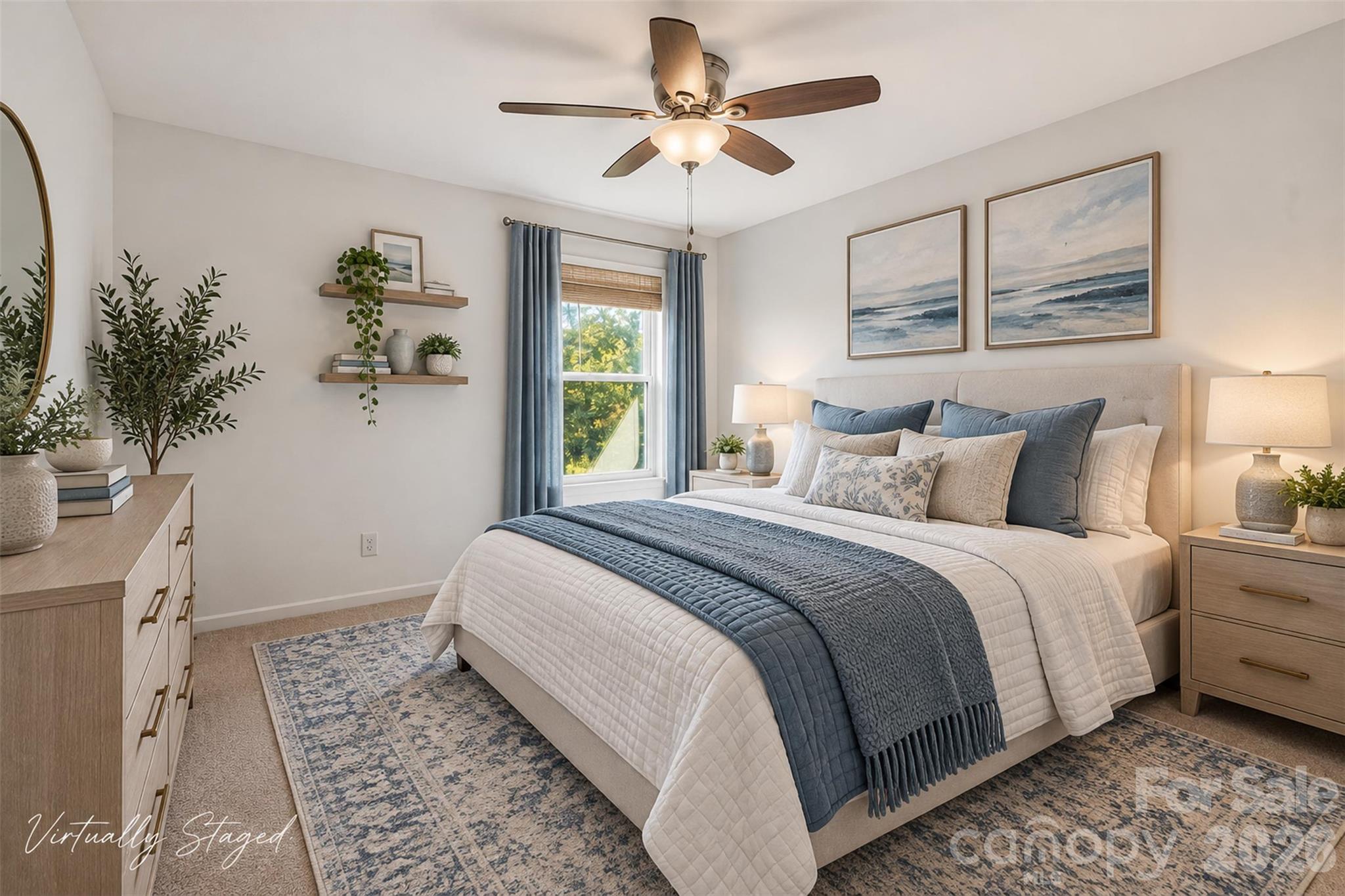 Virtually Staged - Bedroom 3 - 2304 Amesbury Court, Albemarle