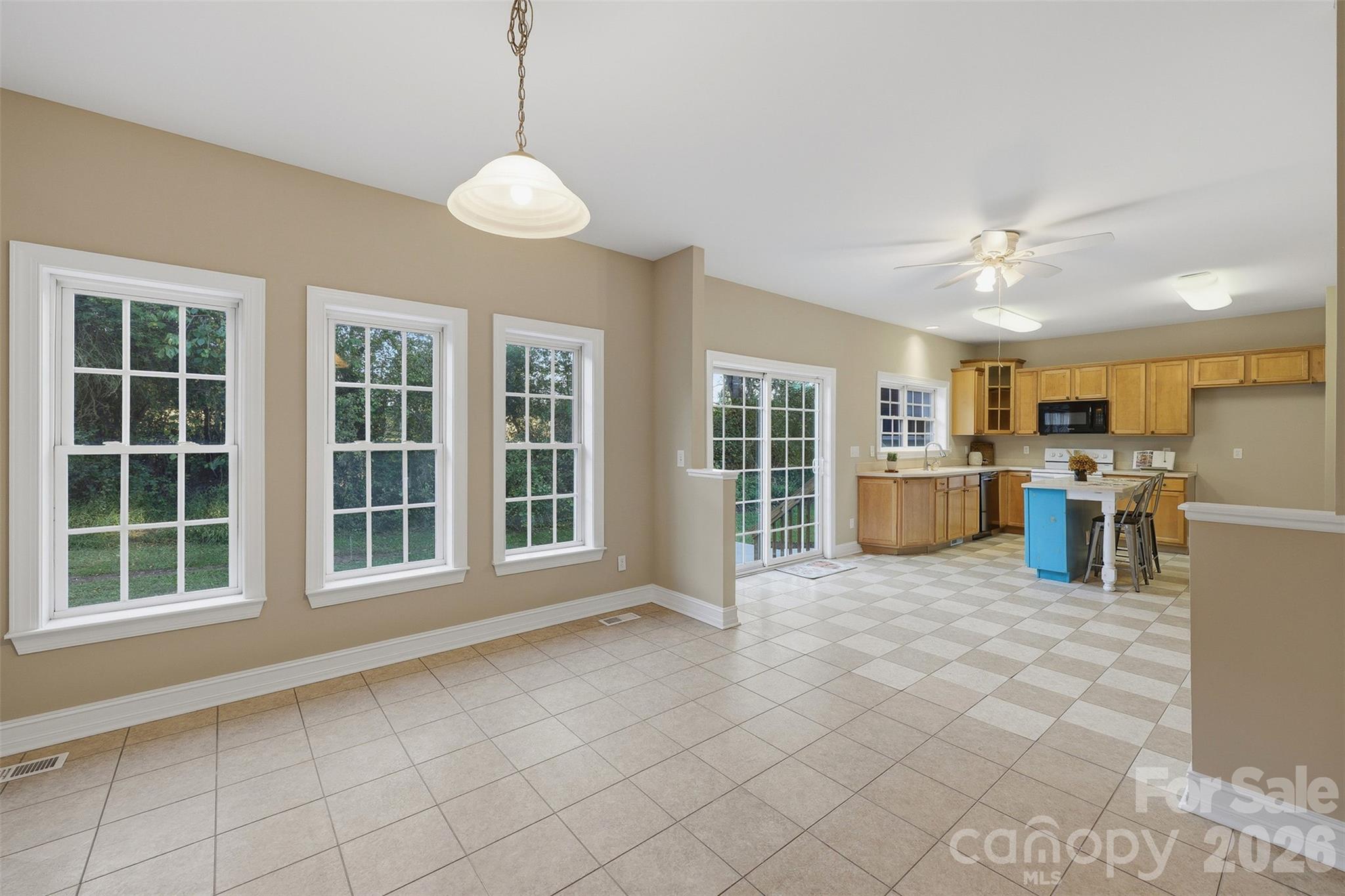 Dining area off of kitchen - 151 Robertson Drive, Taylorsville