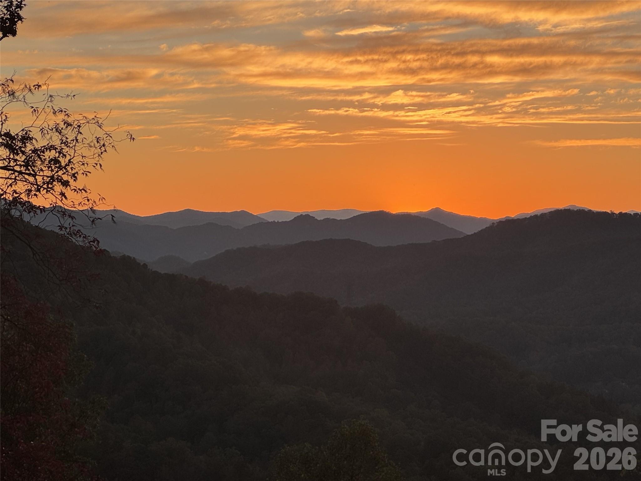 gorgeous sunset skies - 00 Breedlove Road, Bryson City