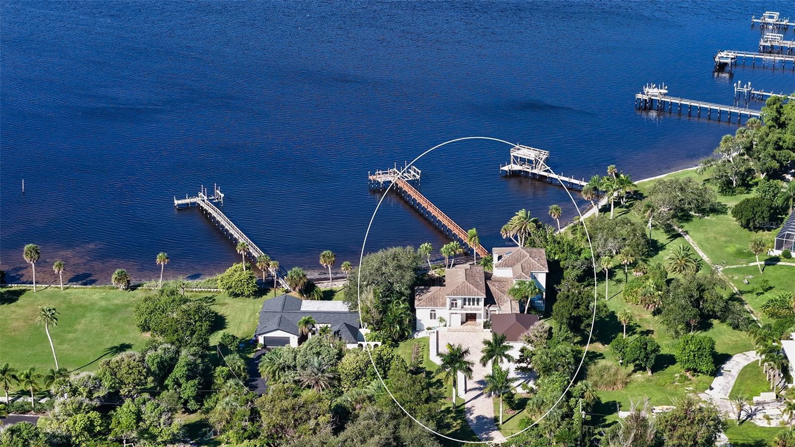 Ariel view of property - 2115 LYCHEE LN, NOKOMIS