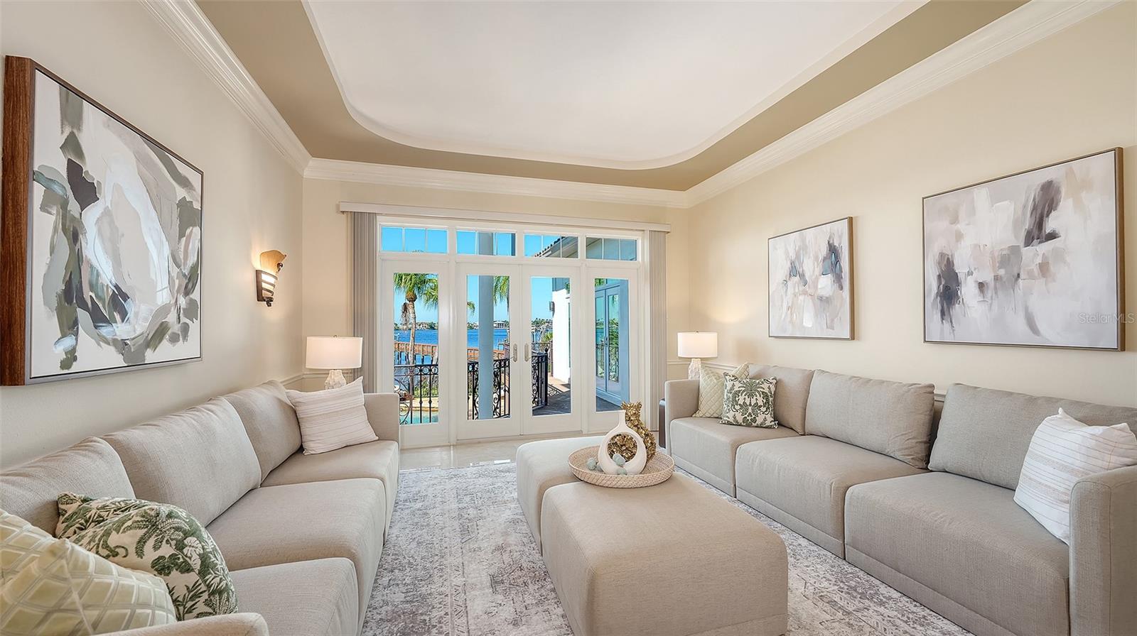 formal sitting area with spectacular views - 2115 LYCHEE LN, NOKOMIS