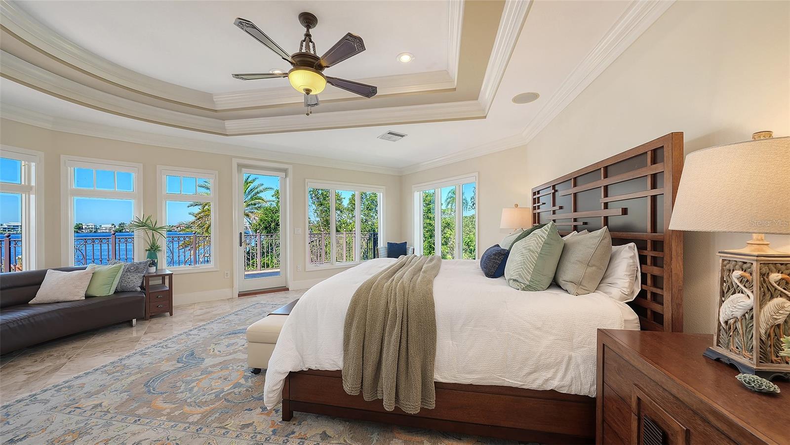 second floor owners suite, what a view to see everyday - 2115 LYCHEE LN, NOKOMIS