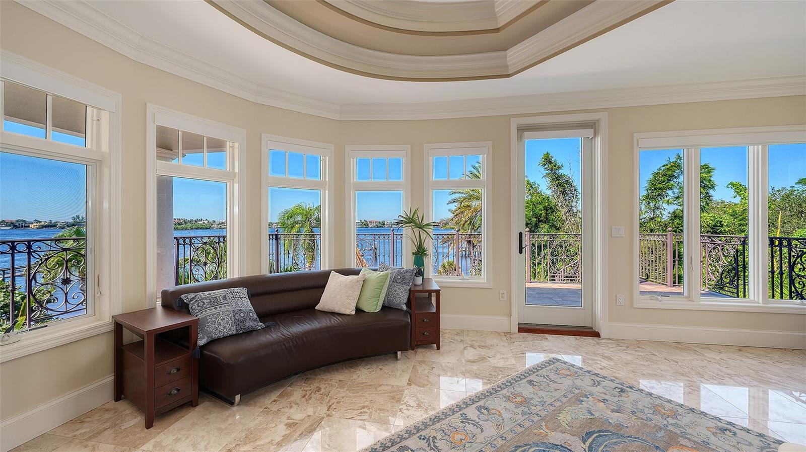 gorgeous flooring and detailed ceiling - 2115 LYCHEE LN, NOKOMIS