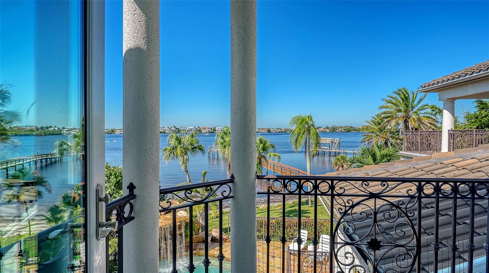private balcony off guest bedroom 2nd floor - 2115 LYCHEE LN, NOKOMIS