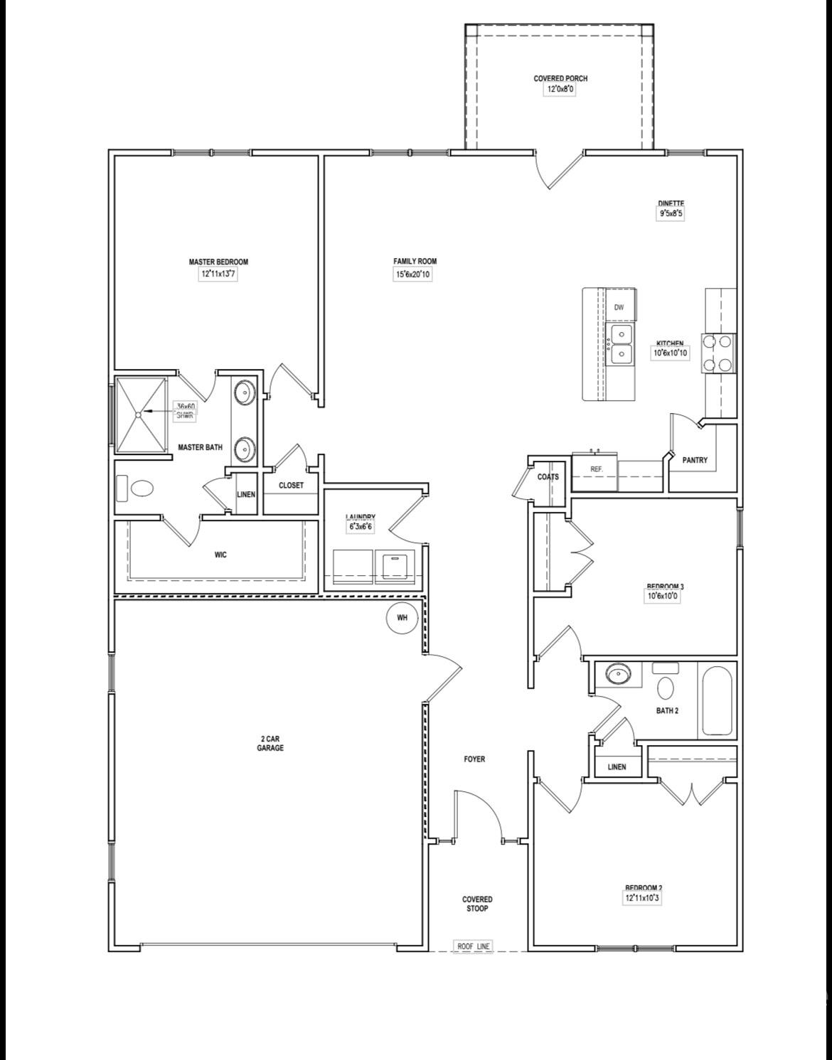 Brookdale Floor Plan - Lot 1 Dunns Mountain Road, Salisbury