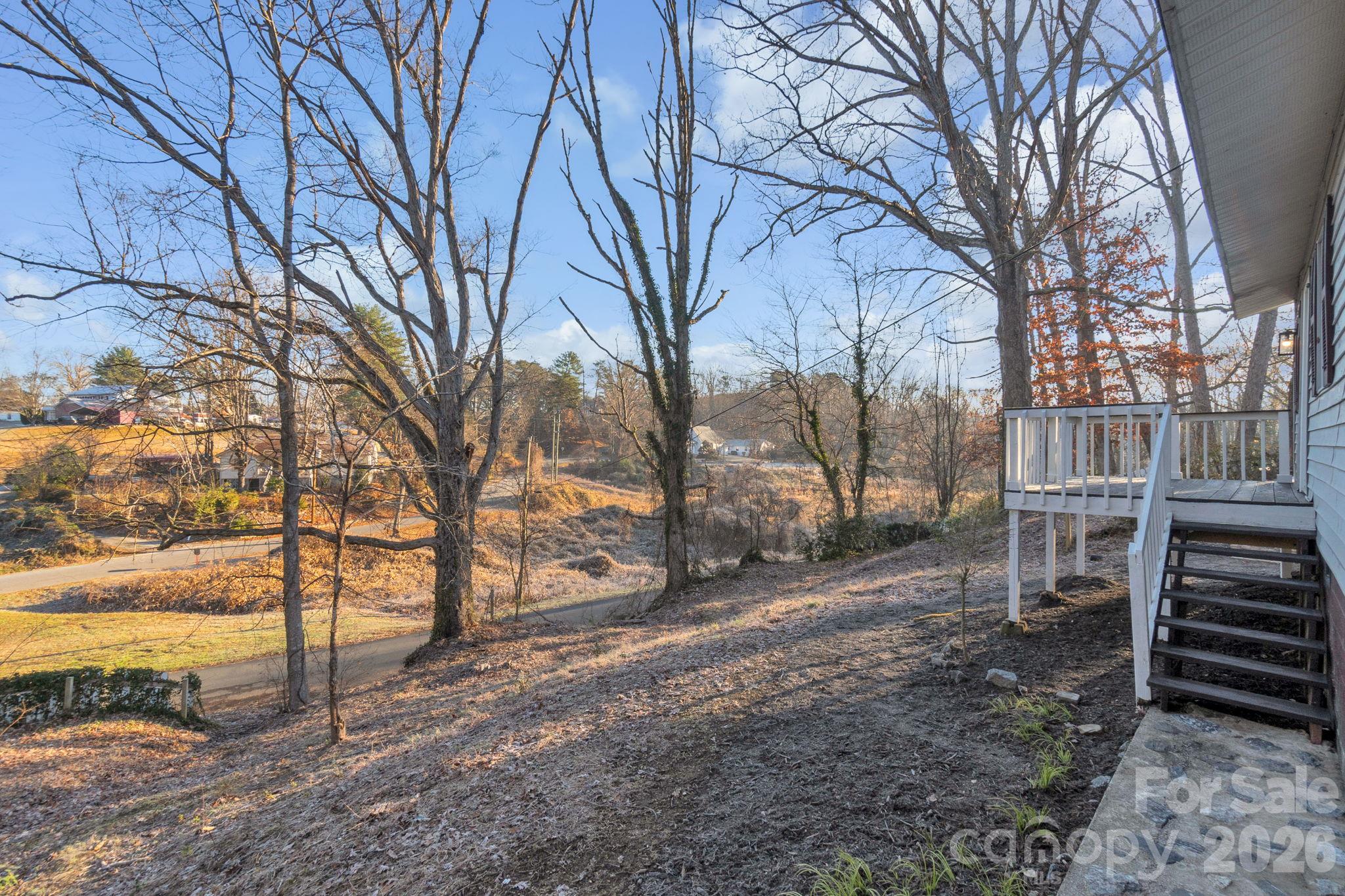 Lovely surrounding view that can be enjoyed from the deck. - 49 Livingston Street, Tryon
