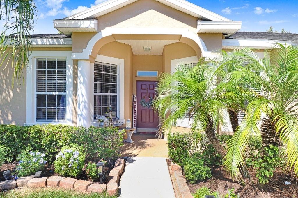 Entrance to home - 3876 WHISTLEWOOD CIR, LAKELAND