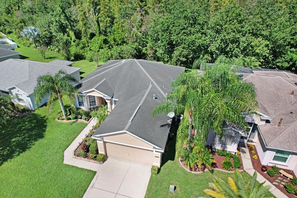 Ariel View of Home - 3876 WHISTLEWOOD CIR, LAKELAND
