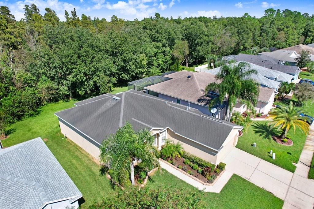 Ariel View of Home - 3876 WHISTLEWOOD CIR, LAKELAND