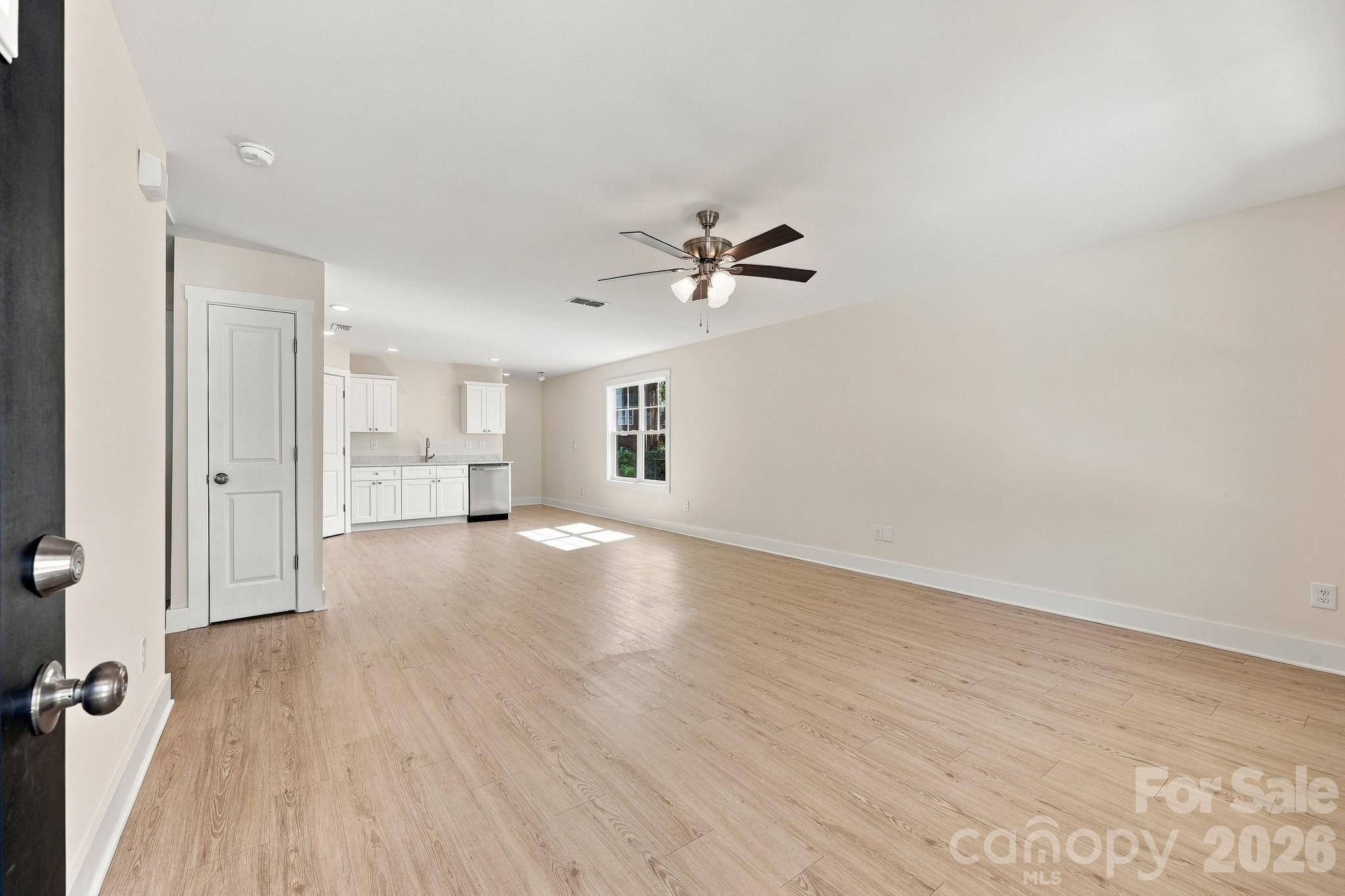 View of living room from front door. - 808 4th Street, Albemarle