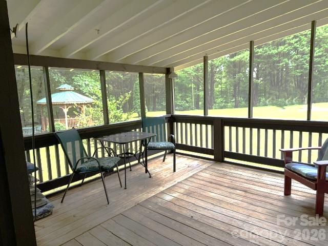 Covered porch wired for hot tub & generator - 177 Natural Trail, Sylva