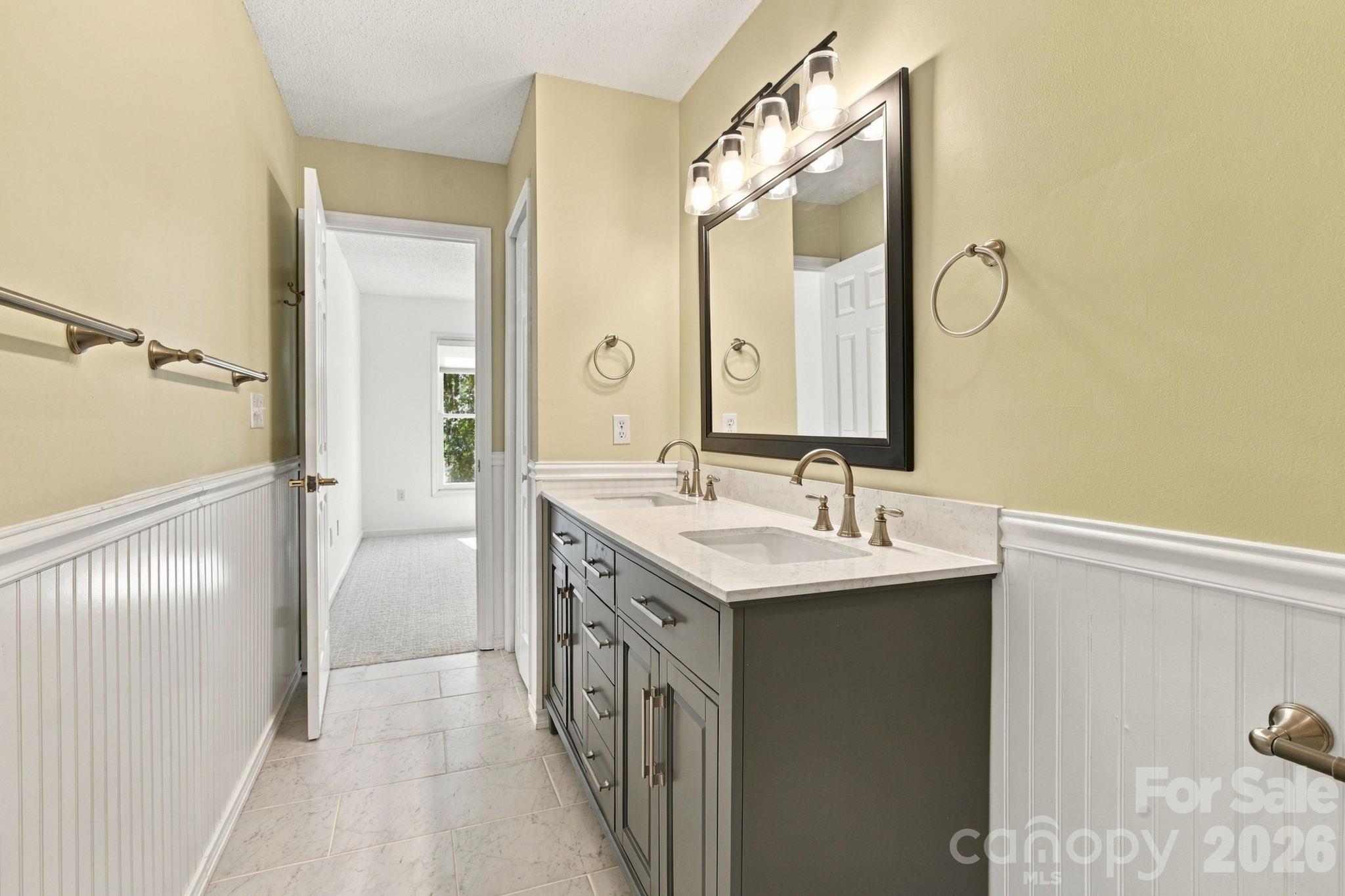 lower level primary bathroom - 1270 Berra Place, Hickory