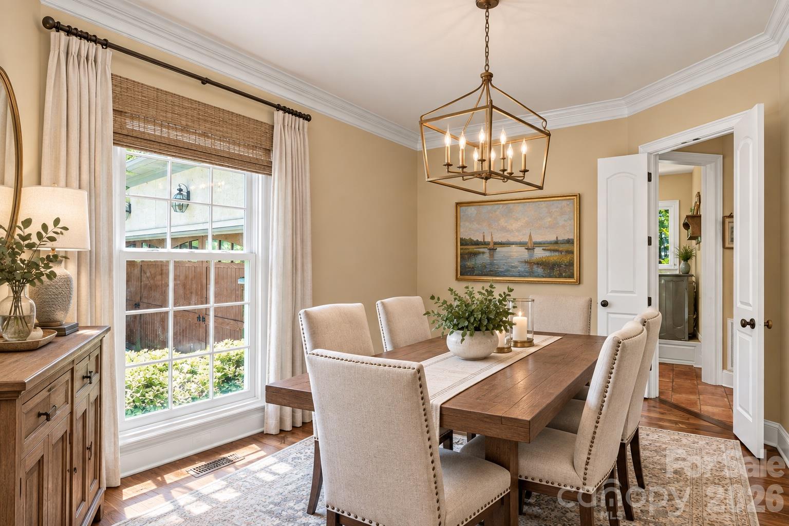 AI Generated Photo of Dining Room - 5138 Watermead Lane, Belmont