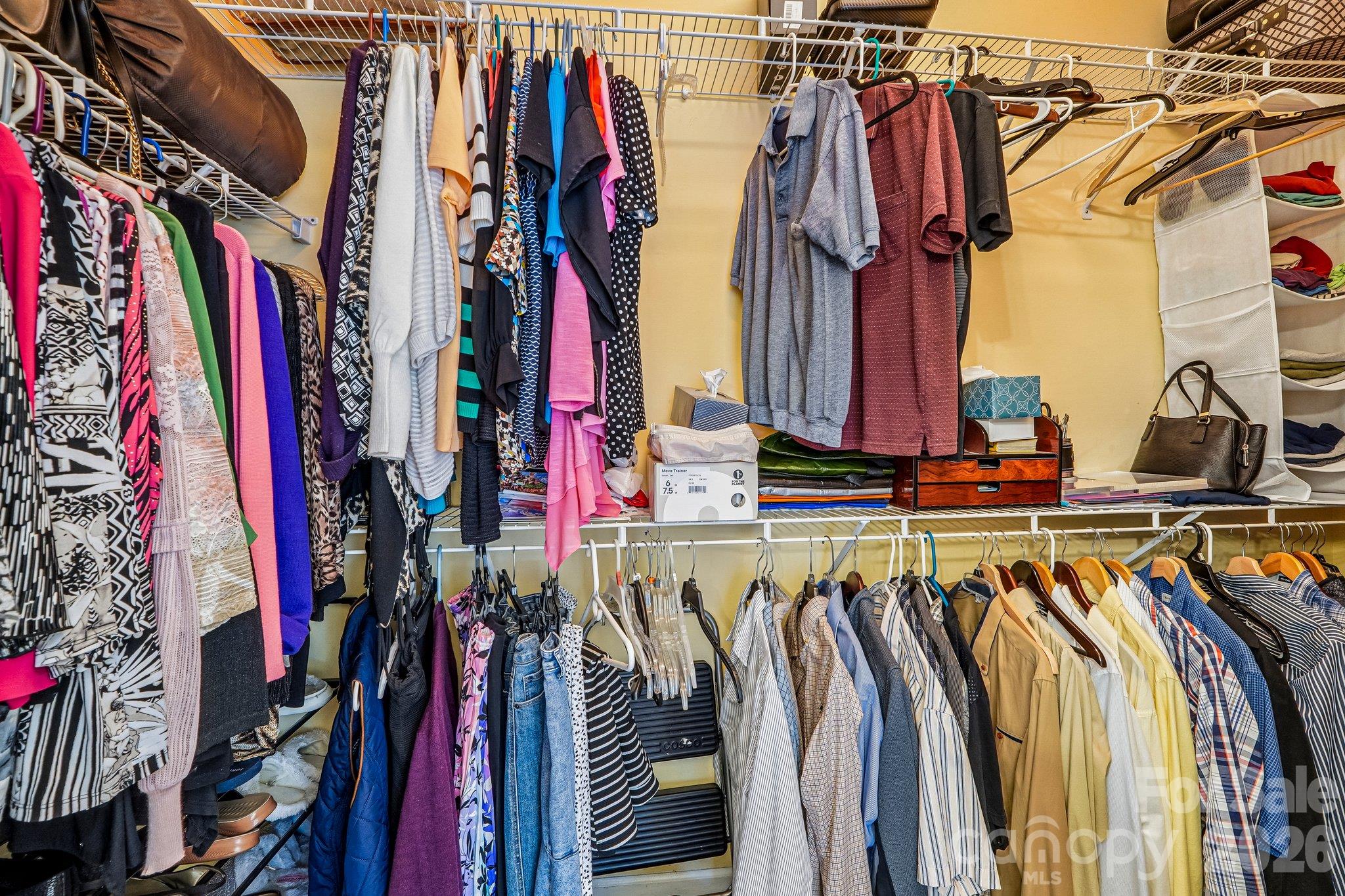 Walk-in closet - 11207 Livingston Mill Road, Charlotte