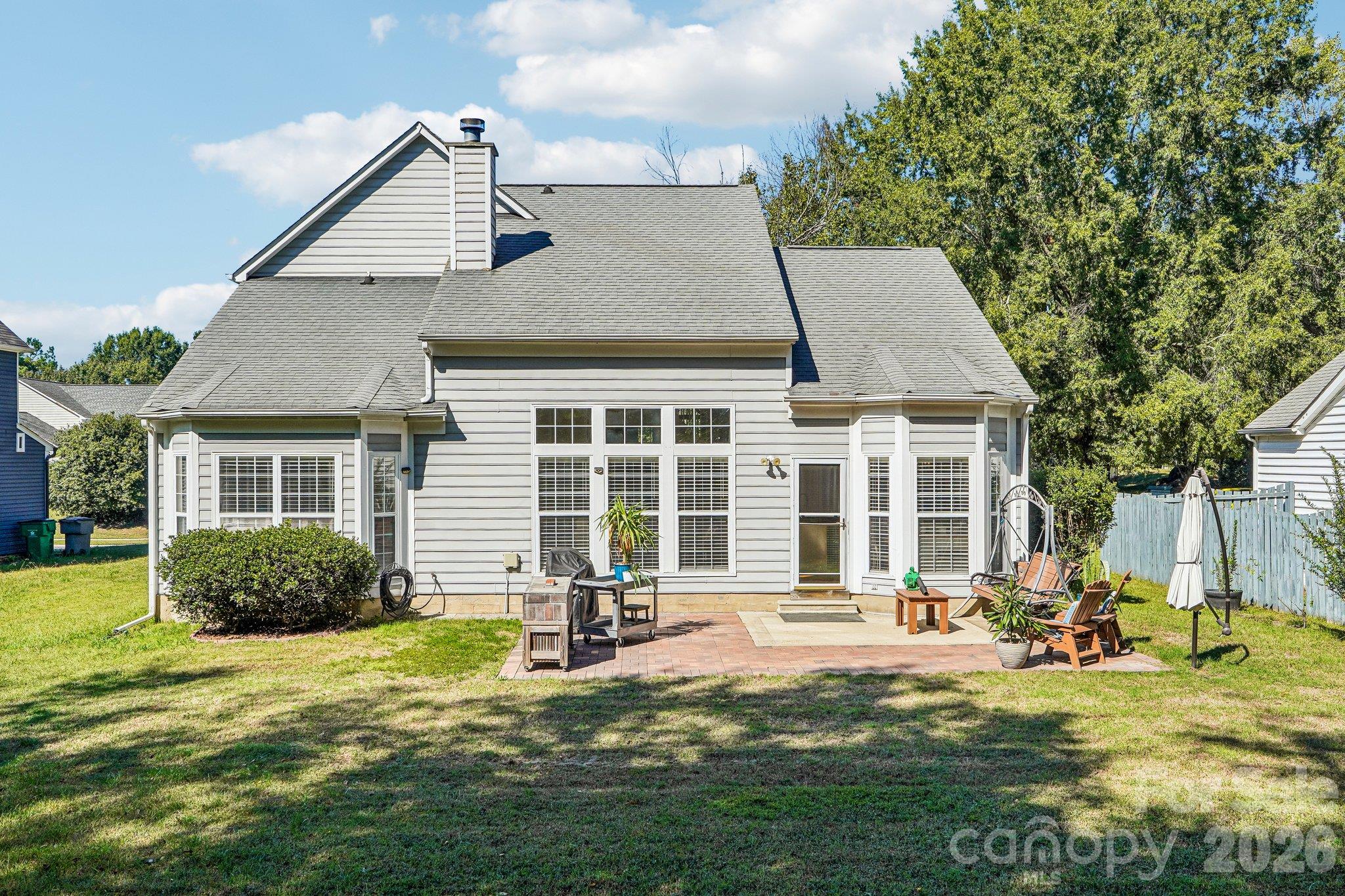 Large backyard - 11207 Livingston Mill Road, Charlotte