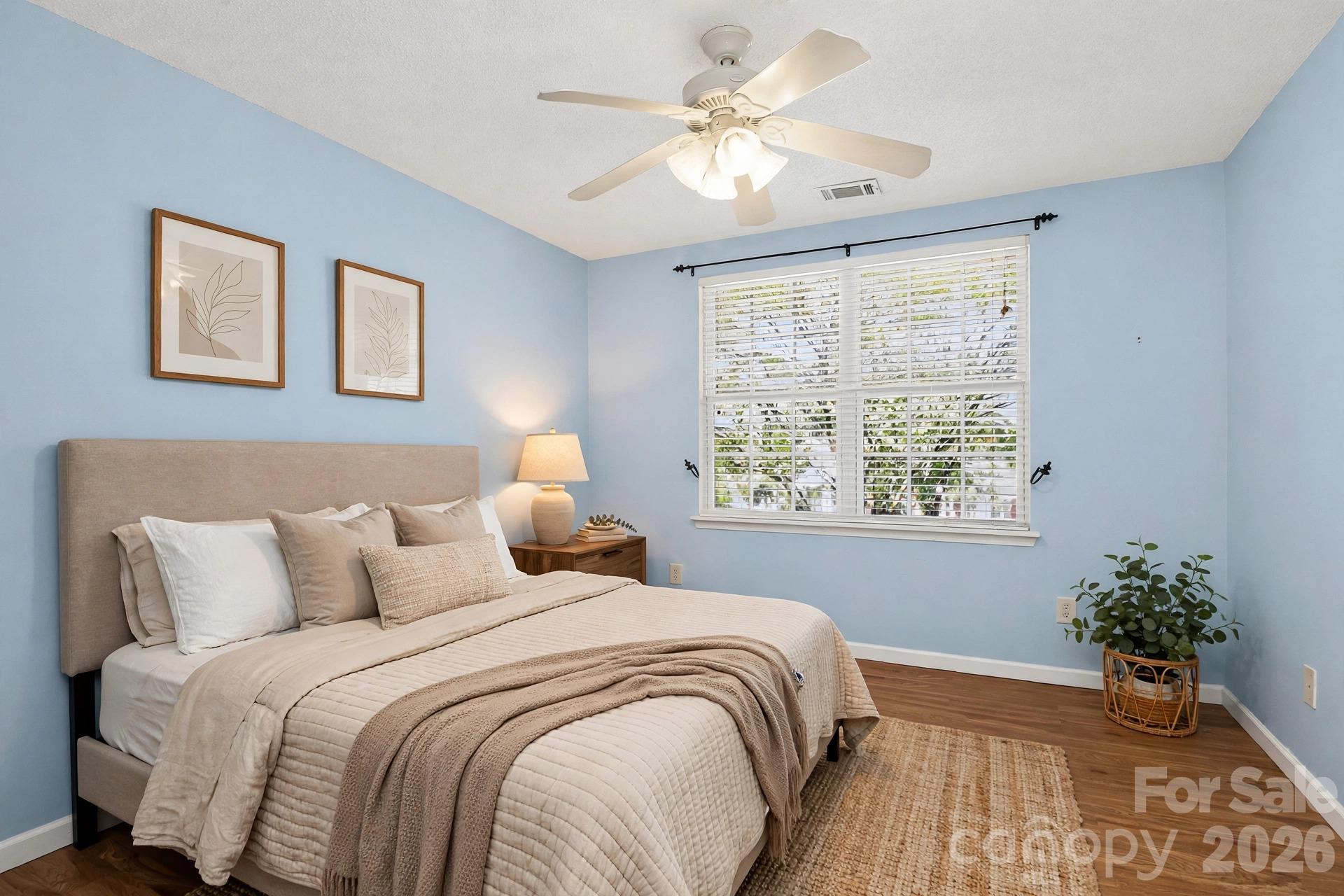 Bedroom — Virtually Staged - 16931 Greenlawn Hills Court, Charlotte