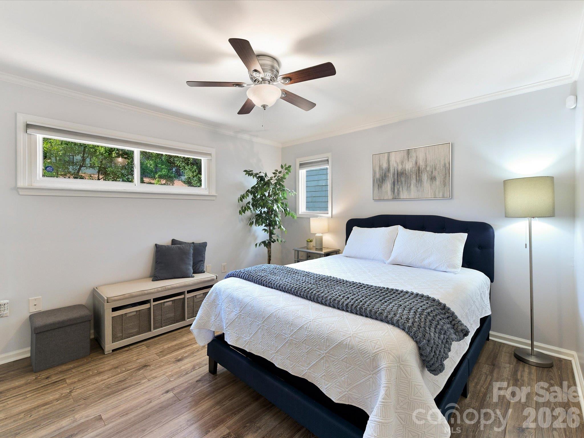 Bedroom with view of Uptown - 423 W 8th Street, Charlotte