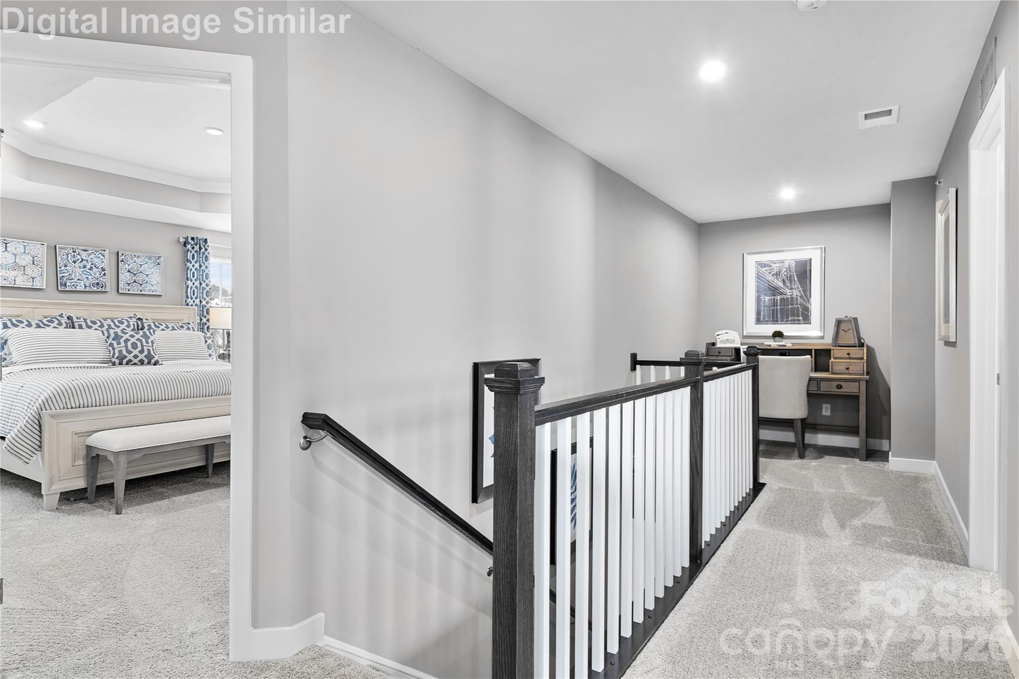 Cozy loft nook—ideal for a desk or reading chair, and perfect for quiet moments or creative work. - 11204 Emerson Landing Drive, Charlotte